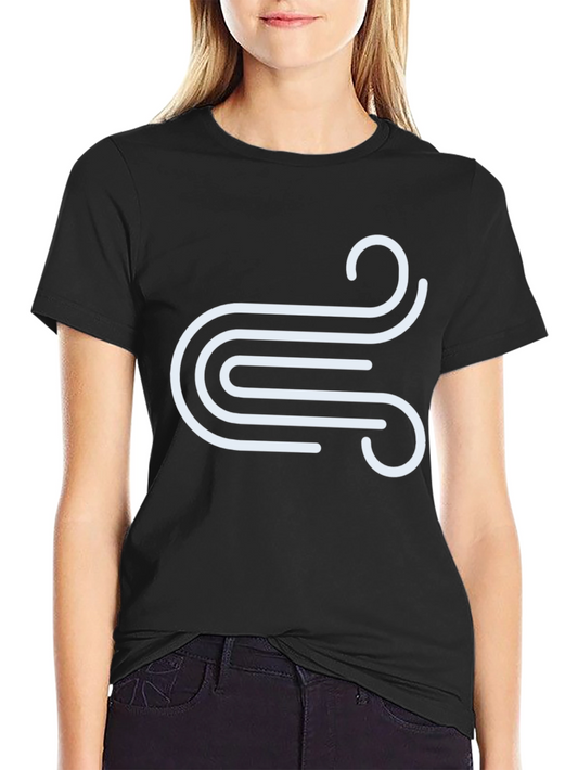 Abstract Swirl Graphic Tee - Stylish Mens T-Shirt