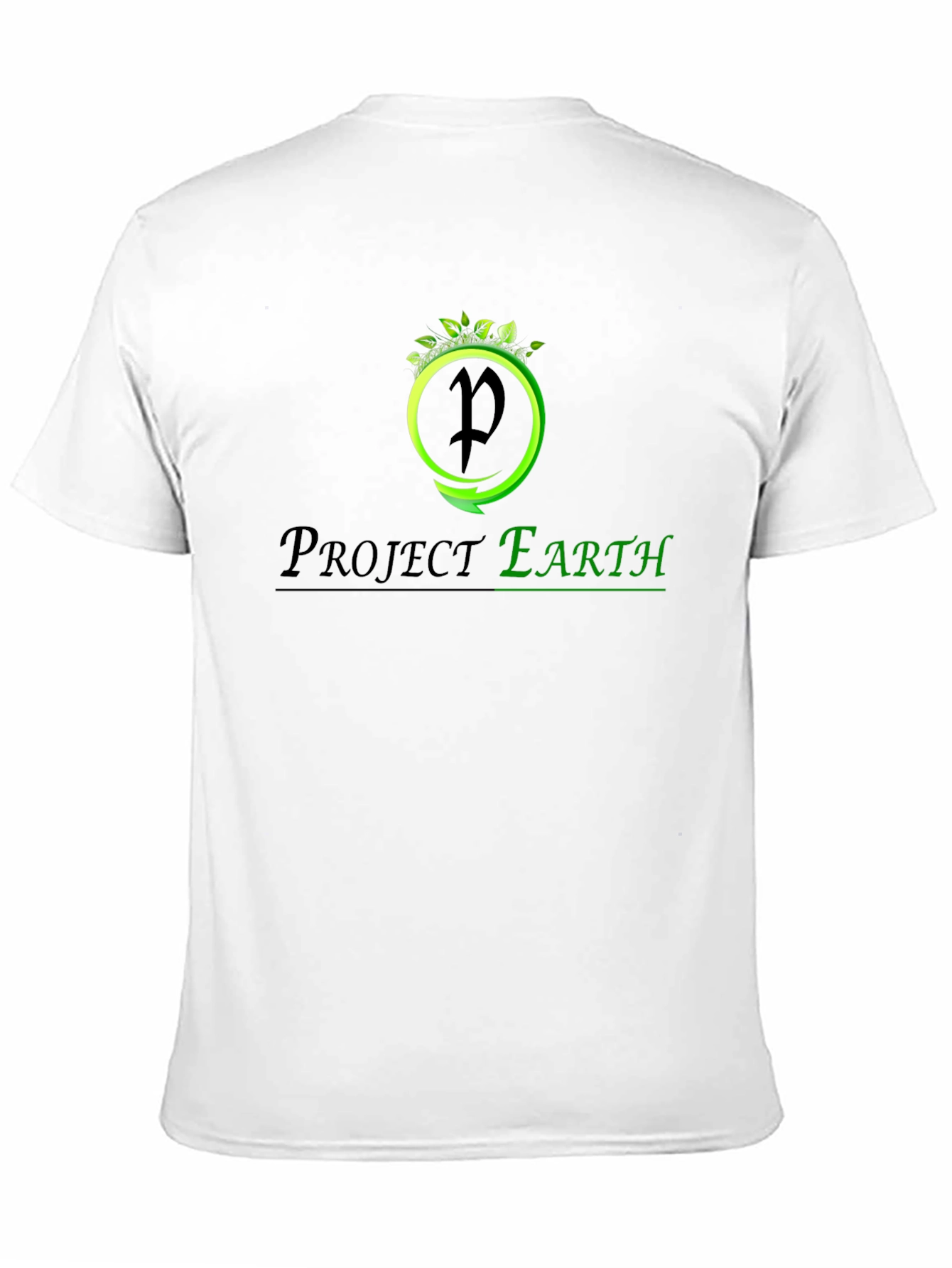 Project Earth Black T-Shirt - Eco-Friendly Design