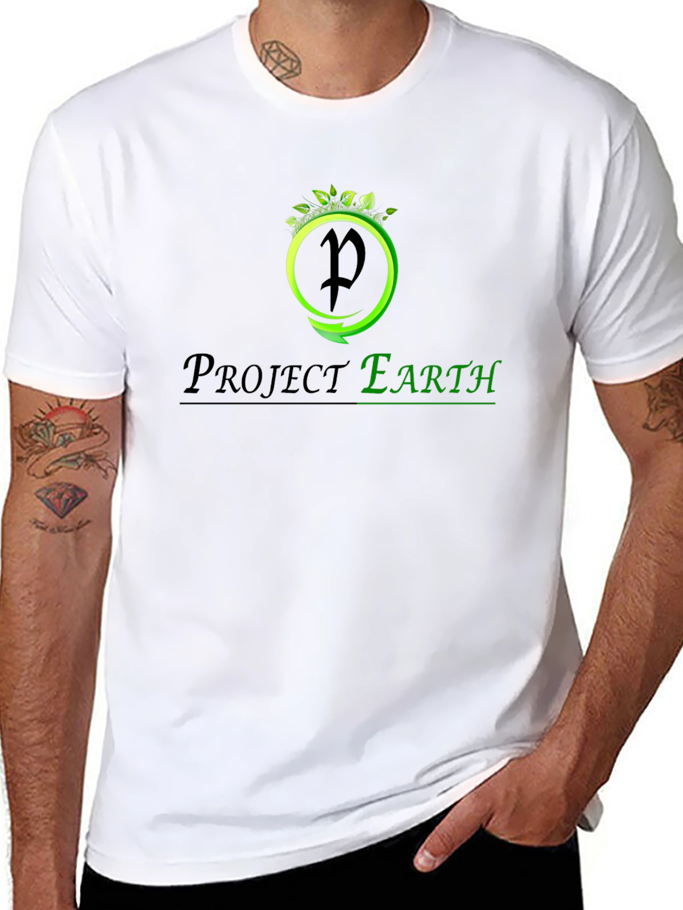 Project Earth Black T-Shirt - Eco-Friendly Design