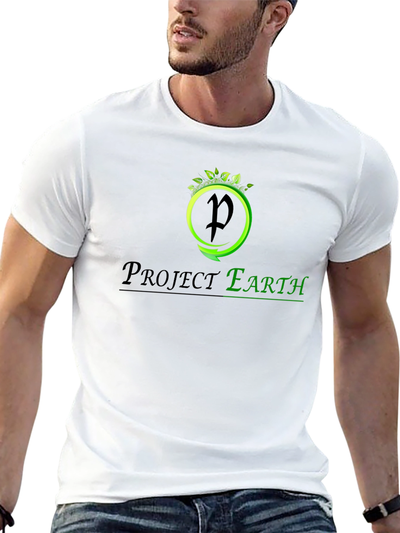 Project Earth Black T-Shirt - Eco-Friendly Design