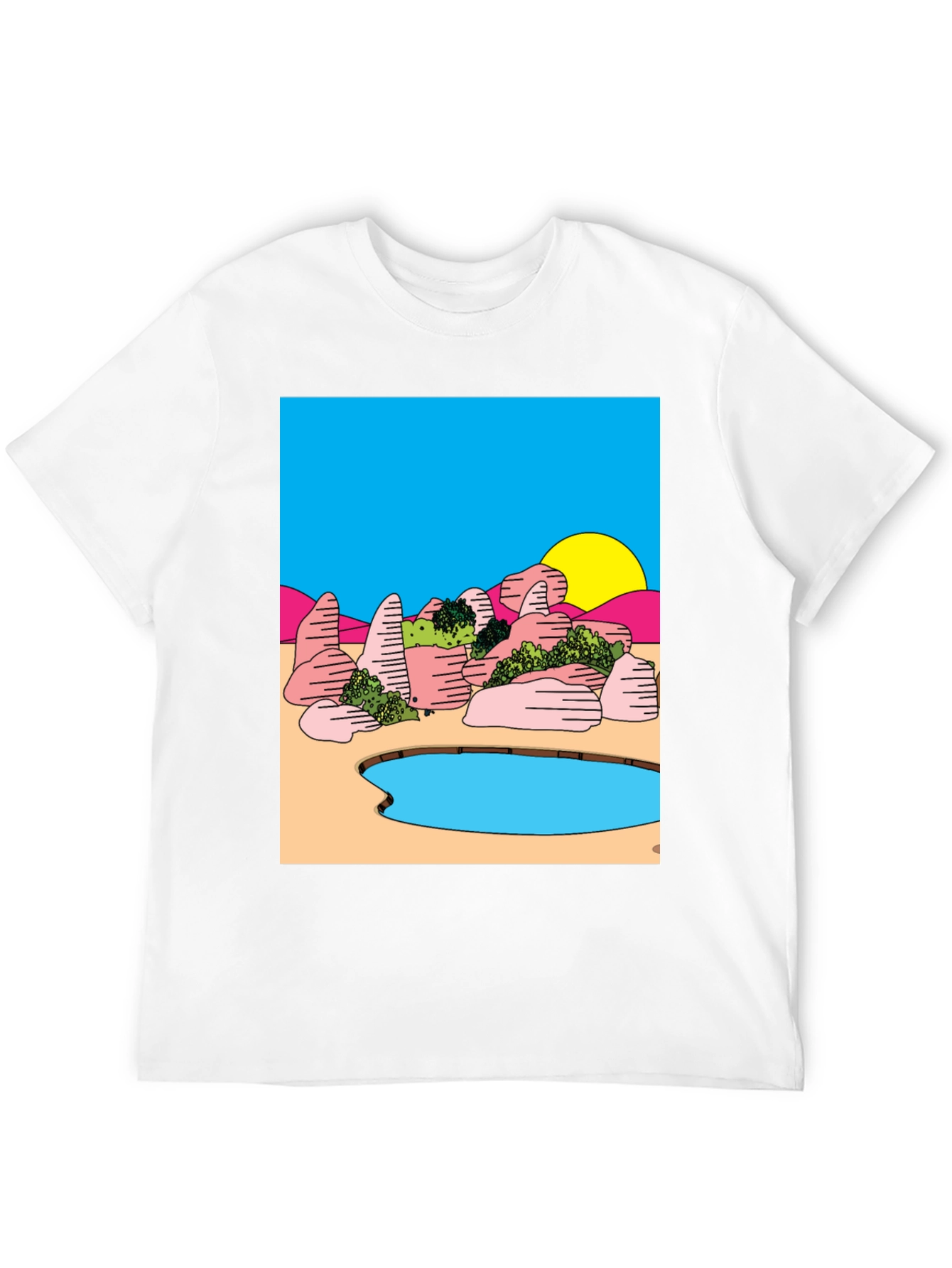 Surreal Landscape Graphic Tee