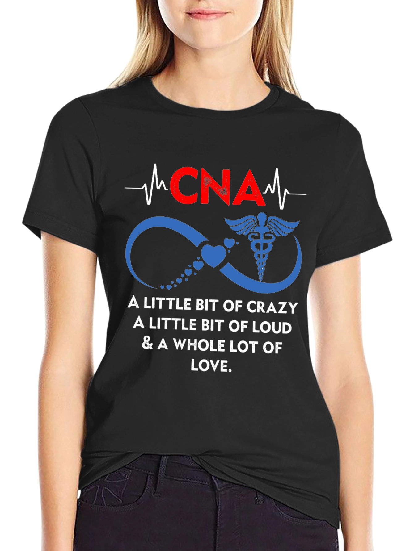 CNA Love T-Shirt - Crazy Loud Nurse Tee