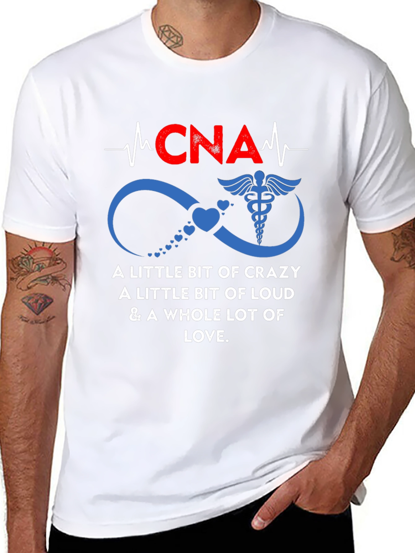 CNA Love T-Shirt - Crazy Loud Nurse Tee