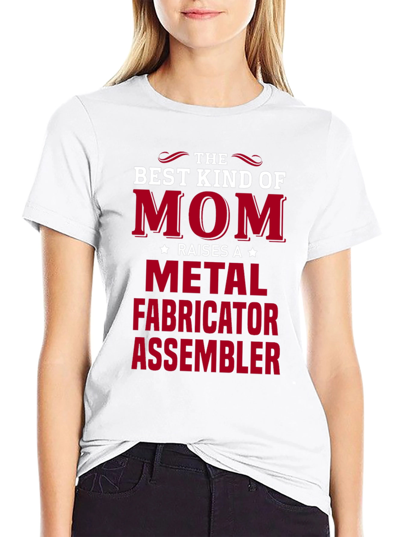 Mom Raises a Metal Fabricator T-Shirt