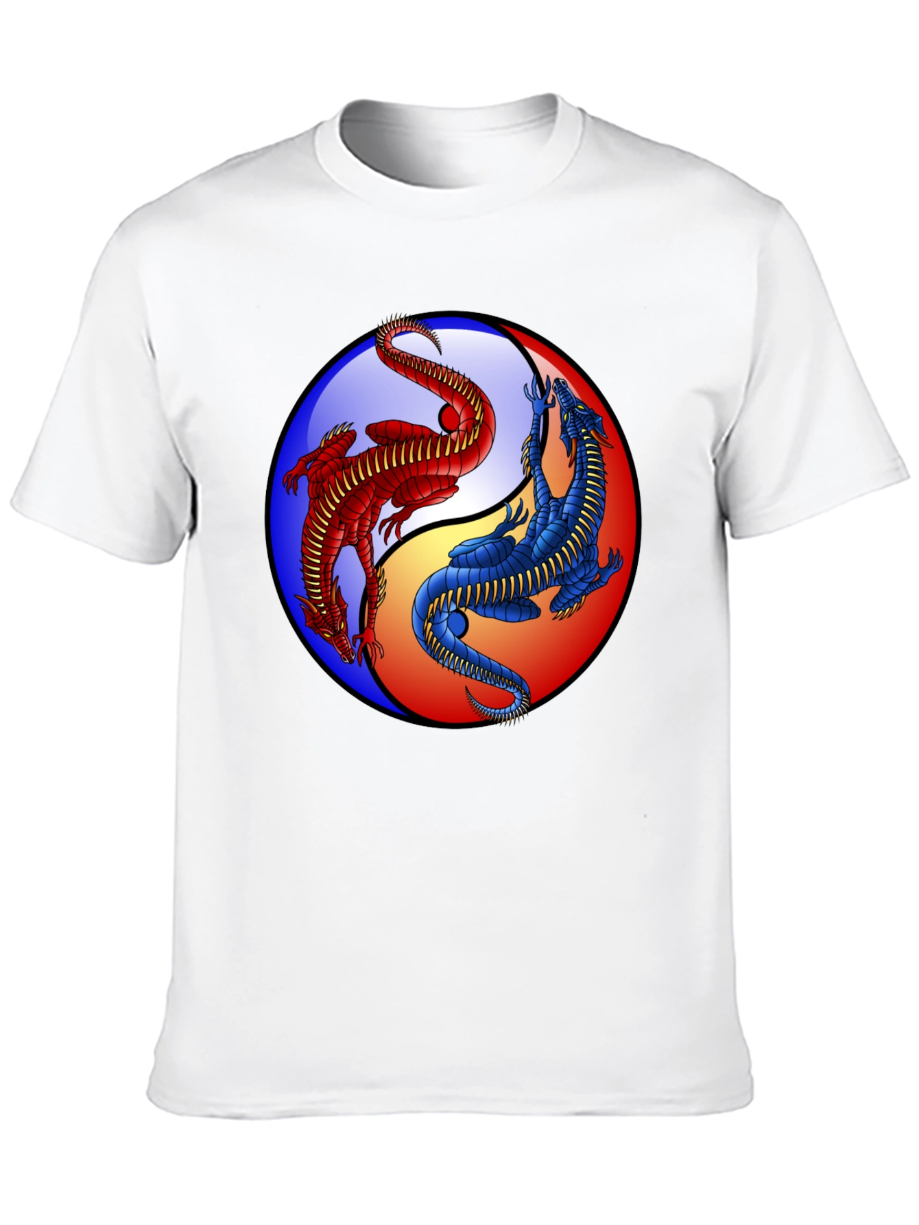 Yin Yang Dragon Graphic Tee