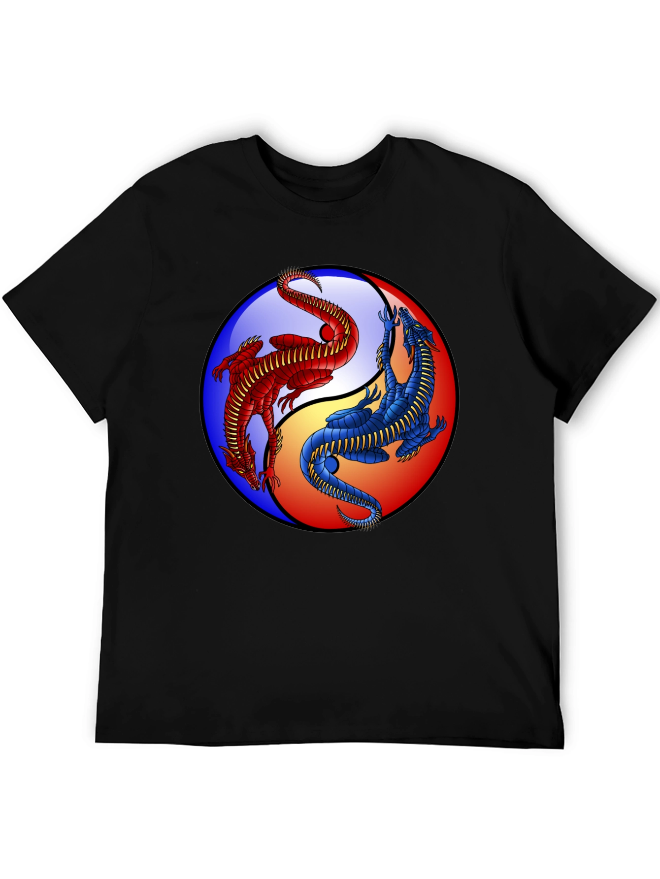 Yin Yang Dragon Graphic Tee
