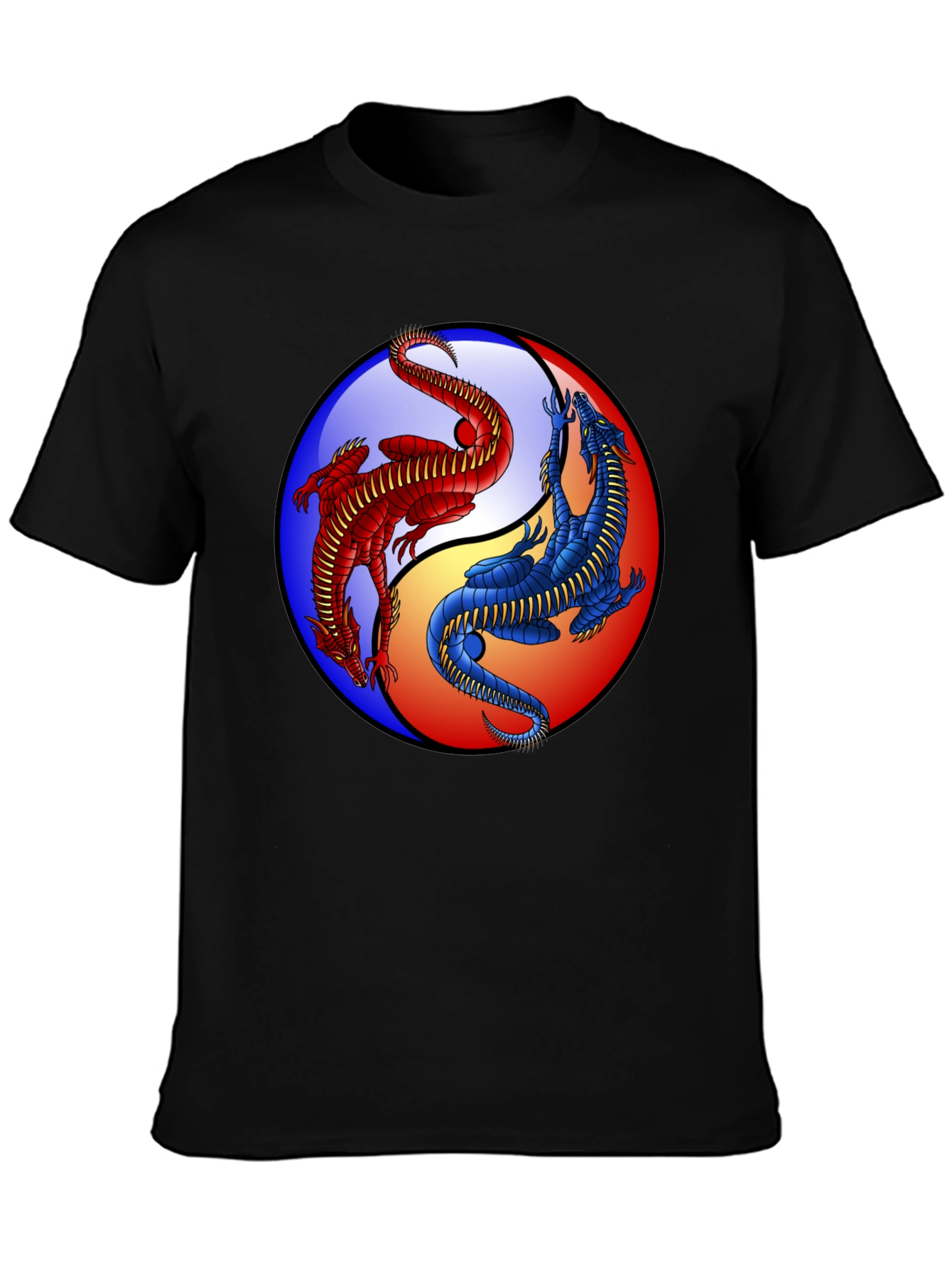 Yin Yang Dragon Graphic Tee