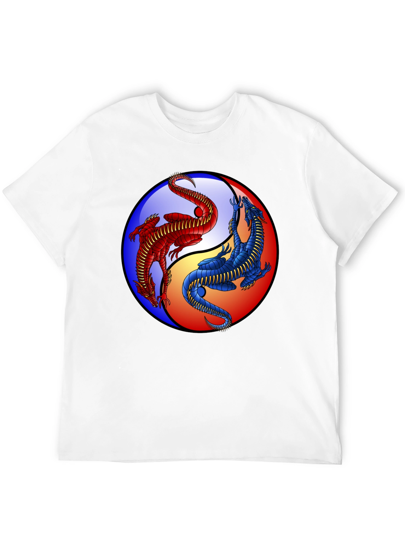 Yin Yang Dragon Graphic Tee