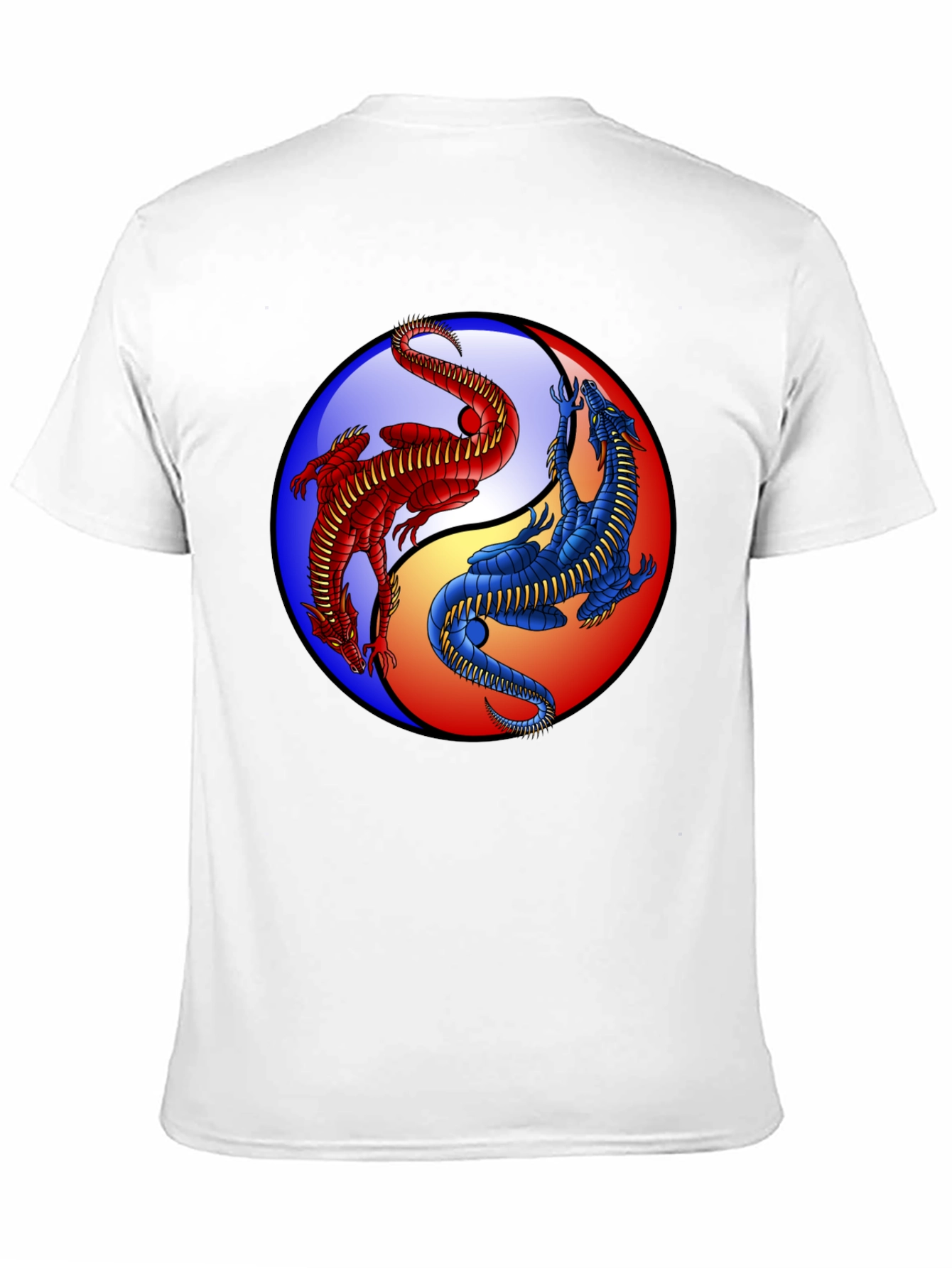 Yin Yang Dragon Graphic Tee