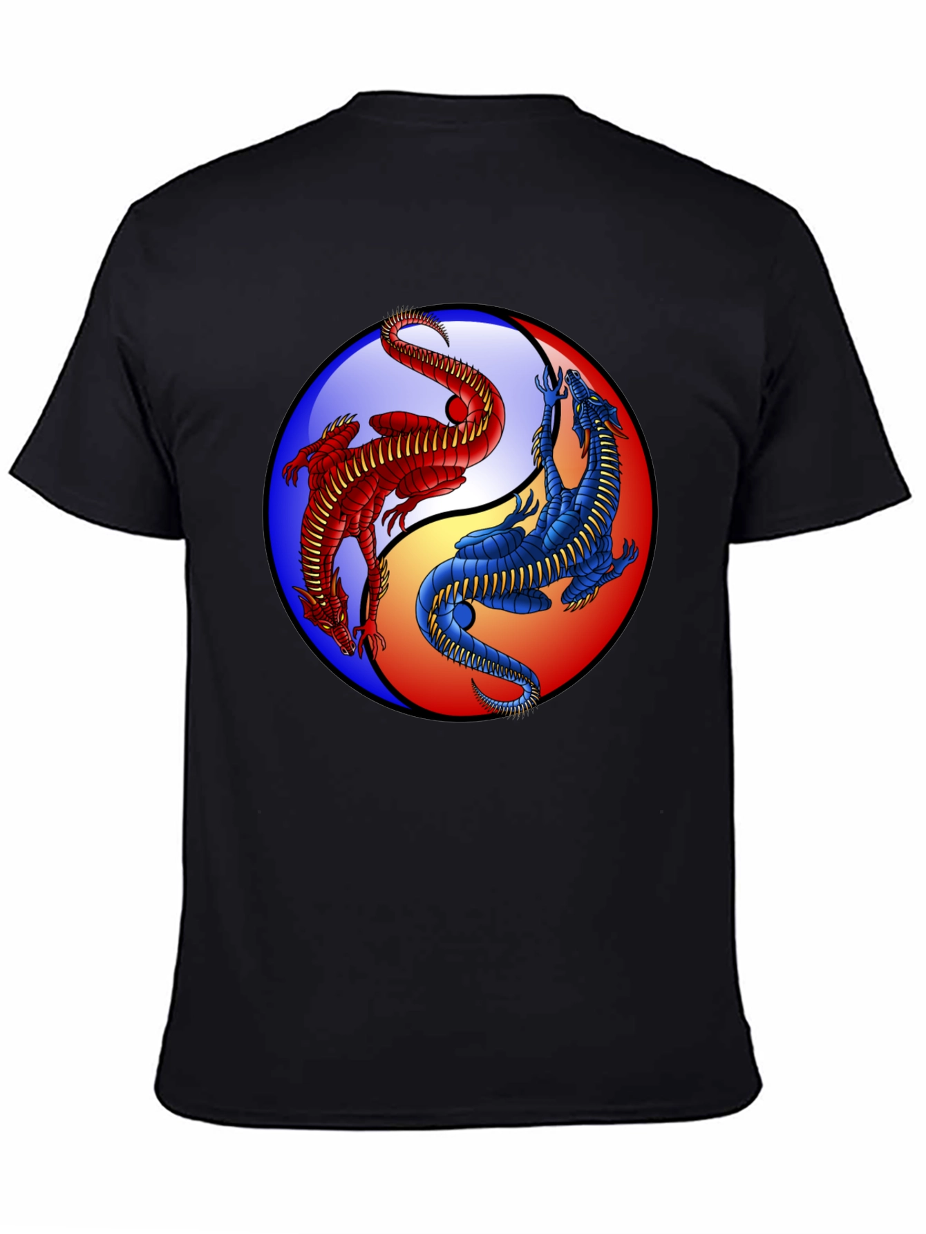 Yin Yang Dragon Graphic Tee