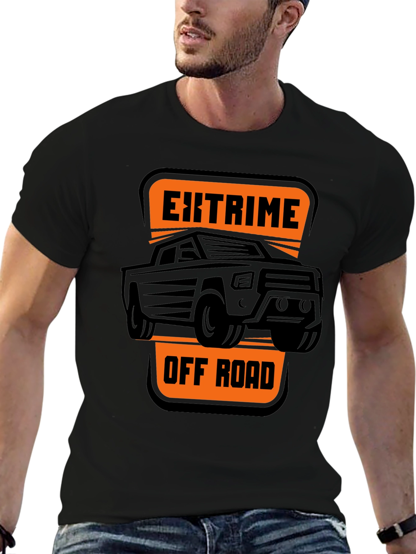 Extreme Off Road Black Graphic Tee