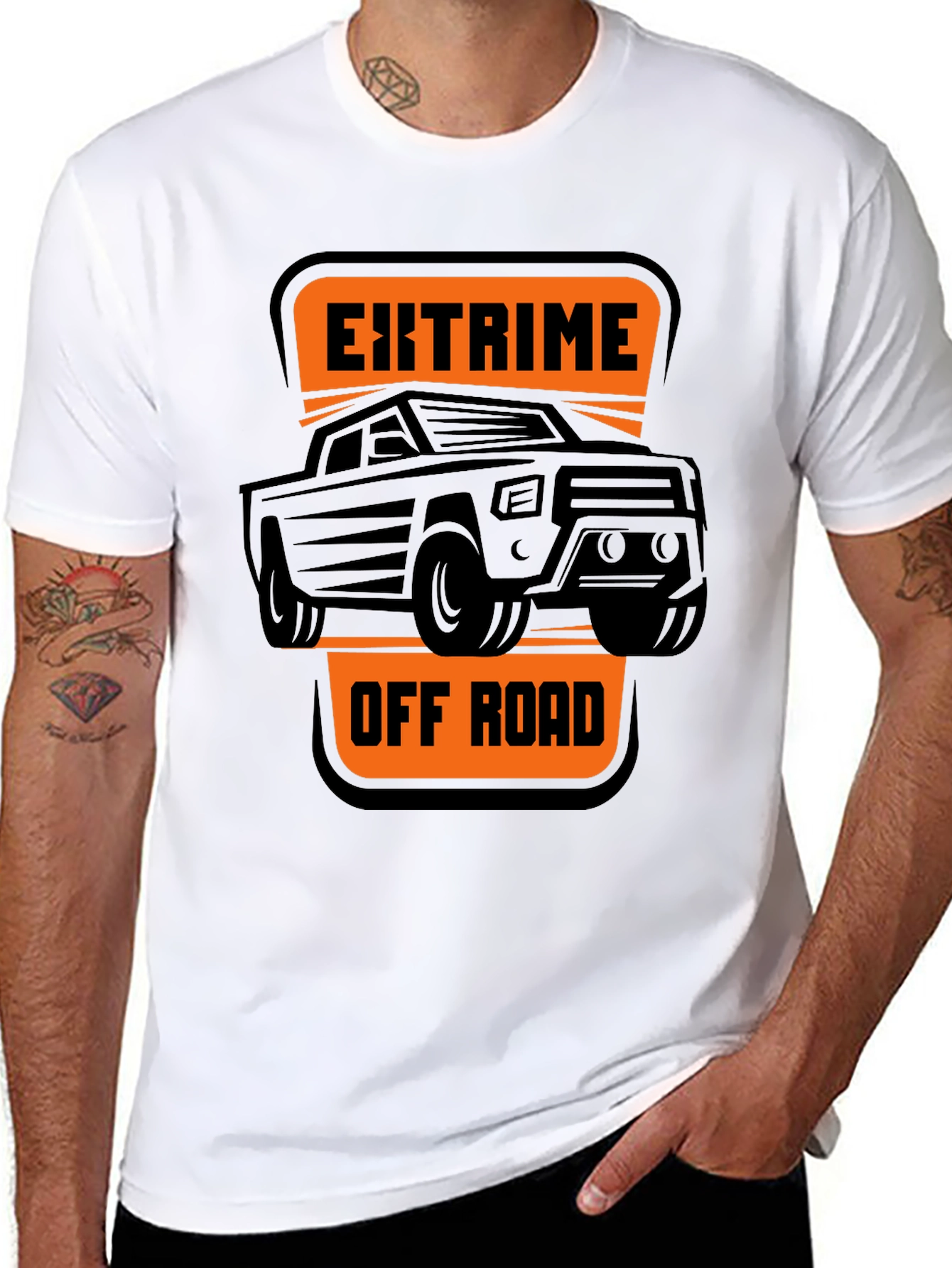 Extreme Off Road Black Graphic Tee