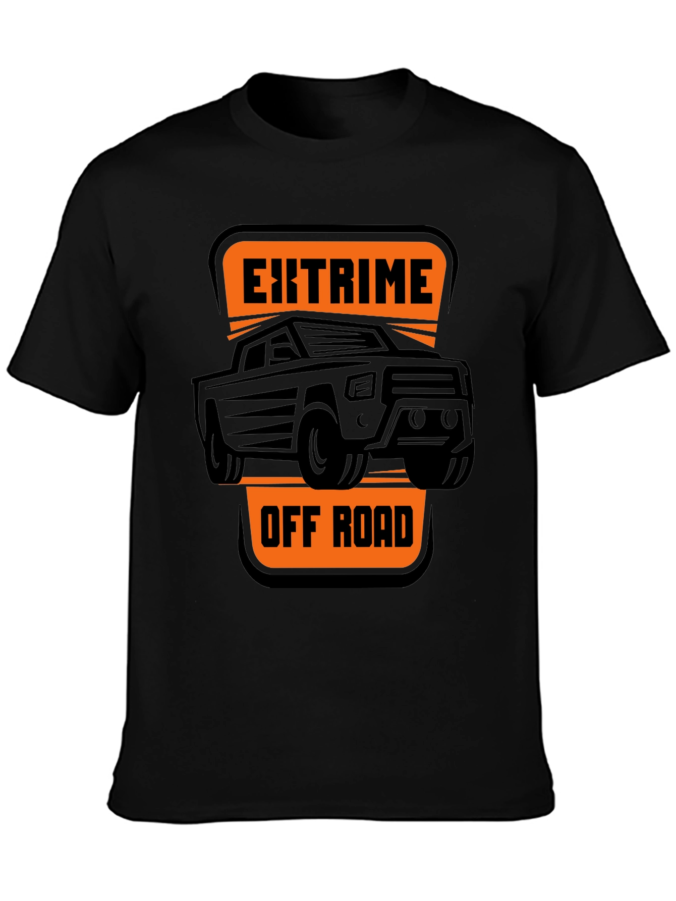 Extreme Off Road Black Graphic Tee