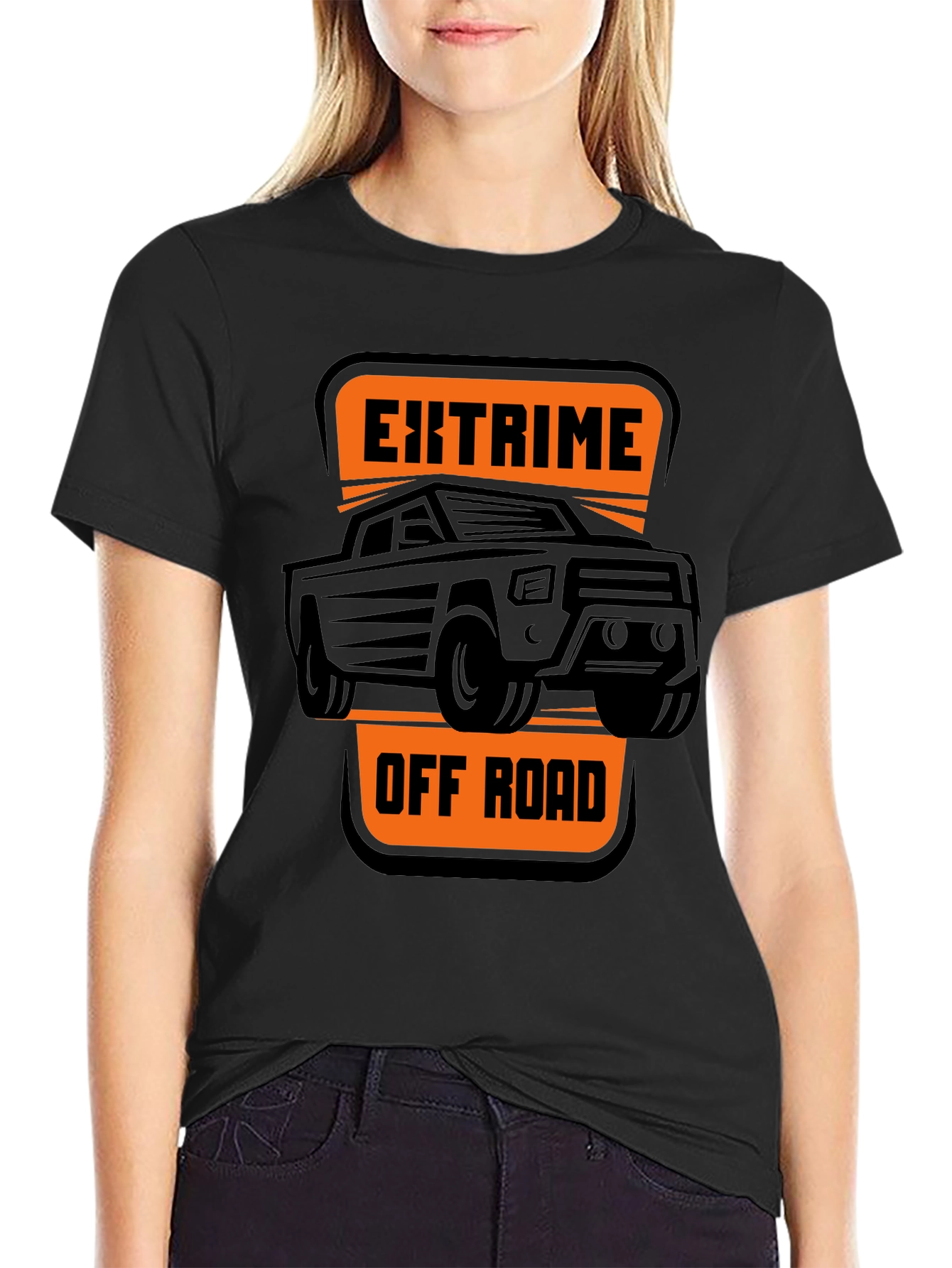 Extreme Off Road Black Graphic Tee