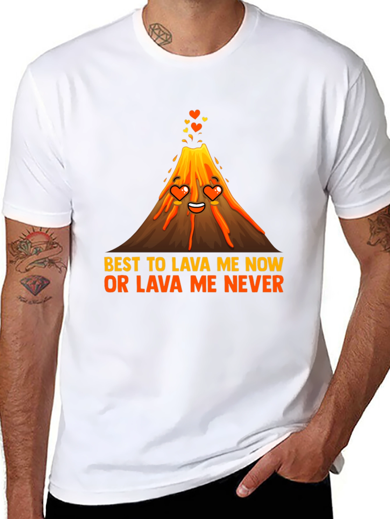 Lava Me Now T-Shirt - Funny Volcano Love Tee