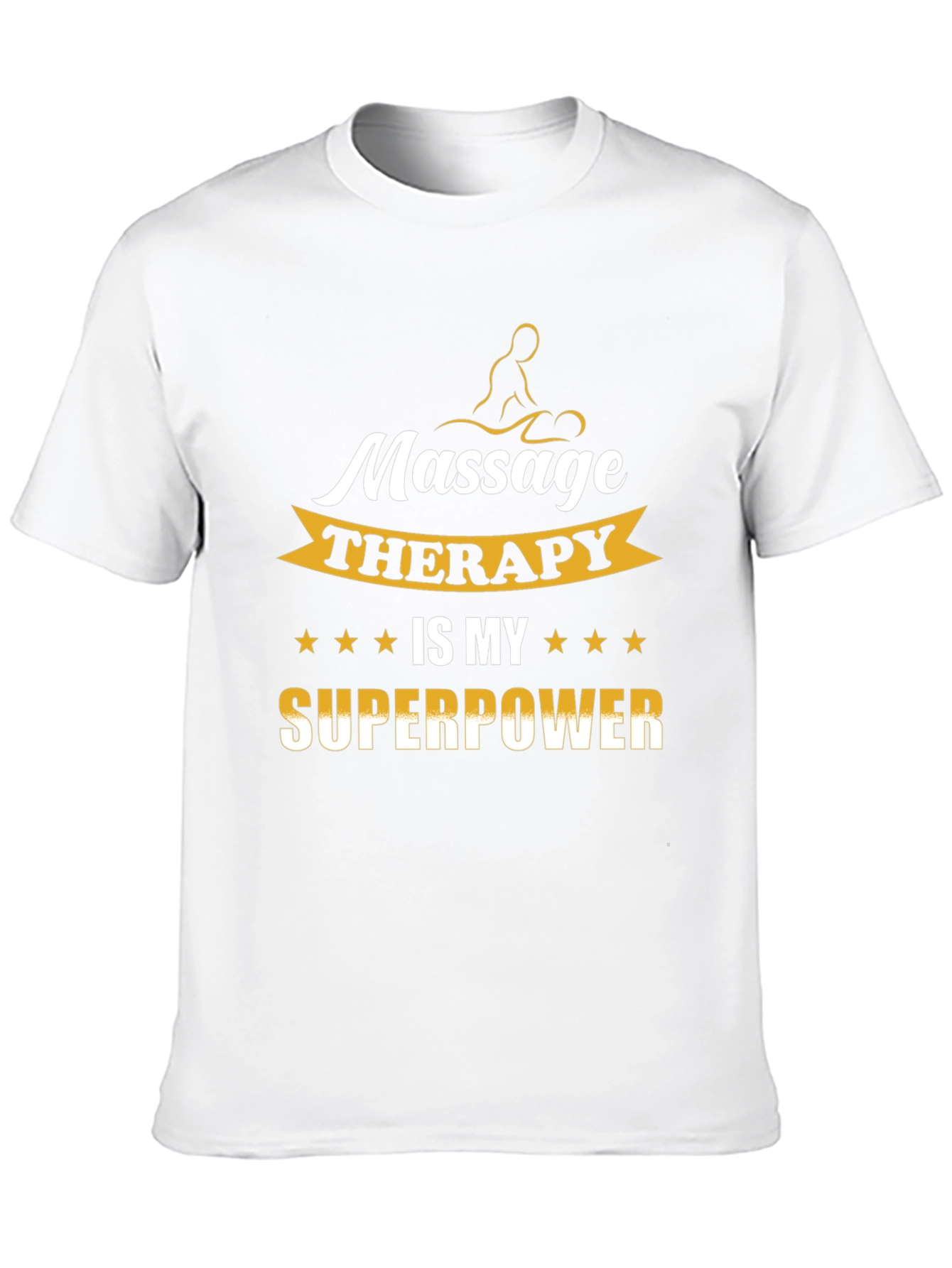 Massage Therapy Superpower Black T-Shirt