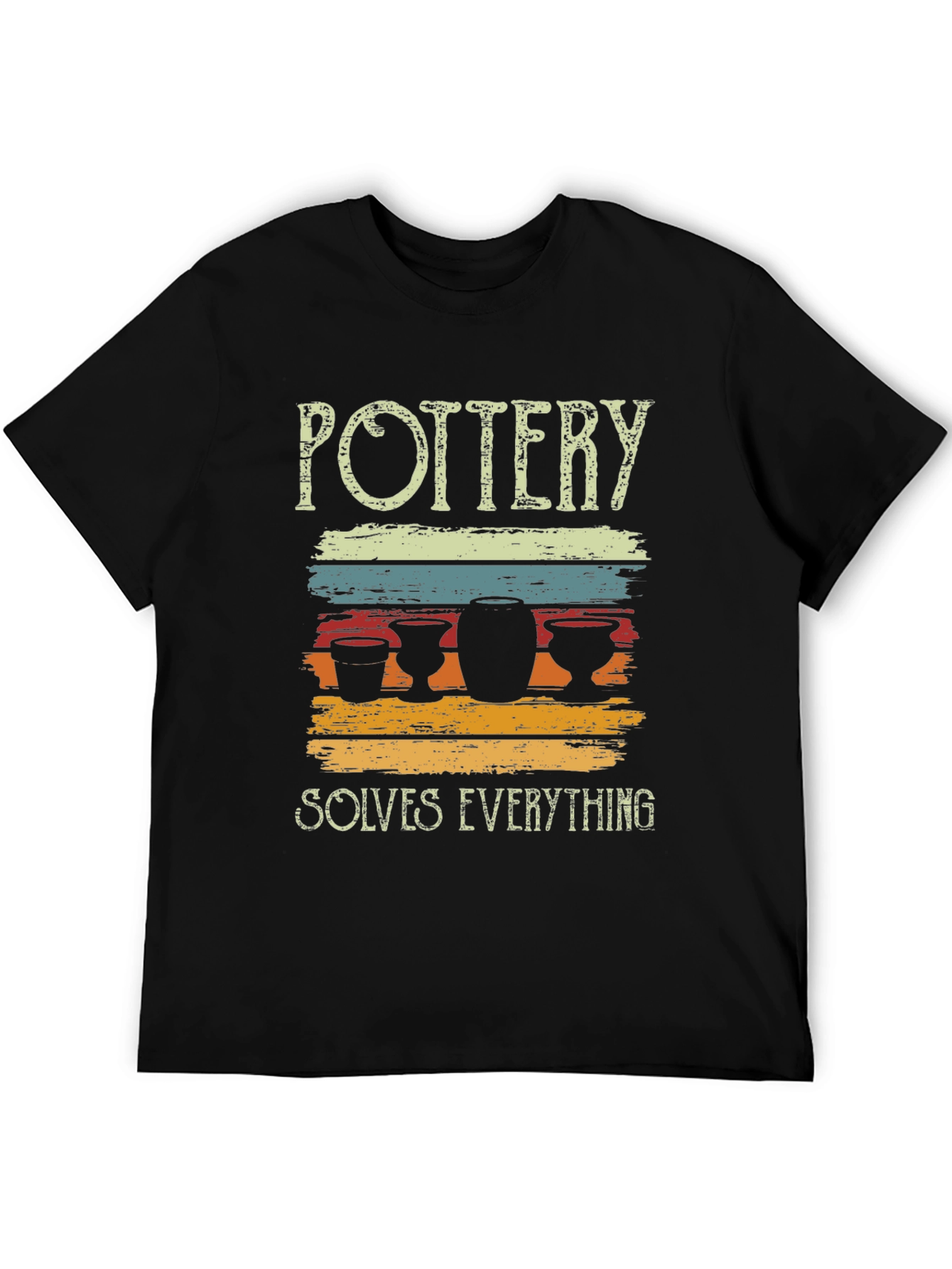 Pottery Solves Everything Graphic T-Shirt