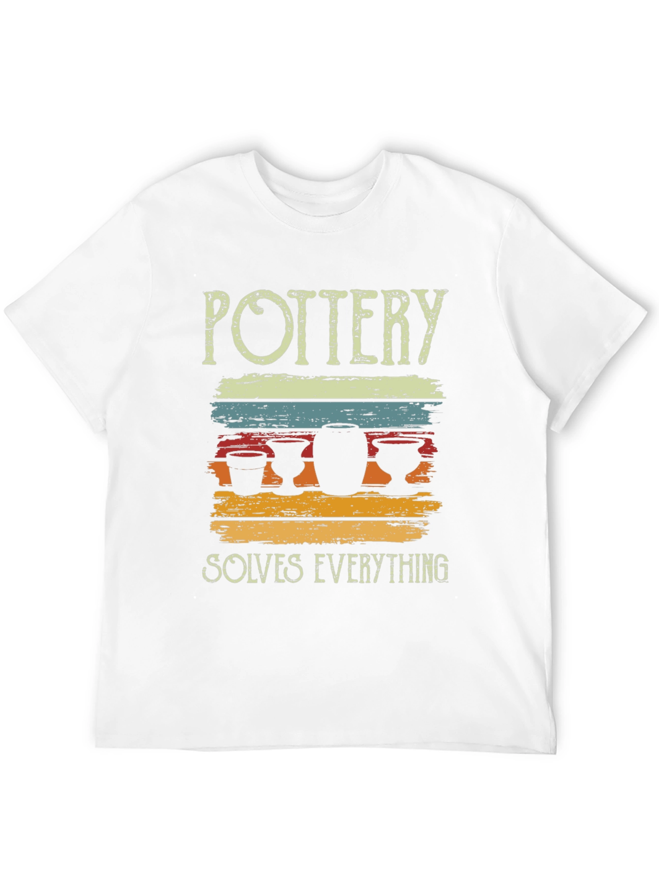 Pottery Solves Everything Graphic T-Shirt