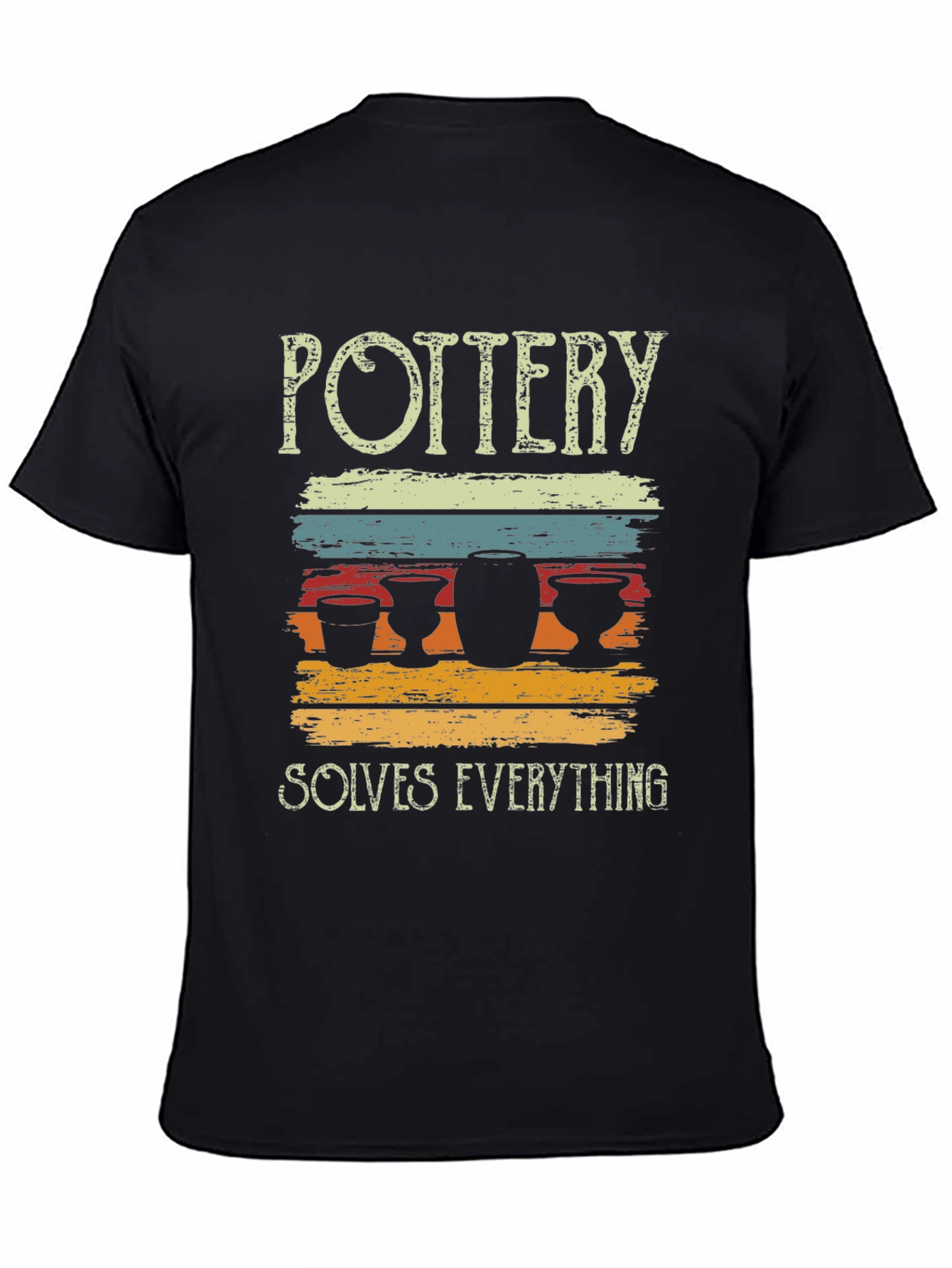 Pottery Solves Everything Graphic T-Shirt