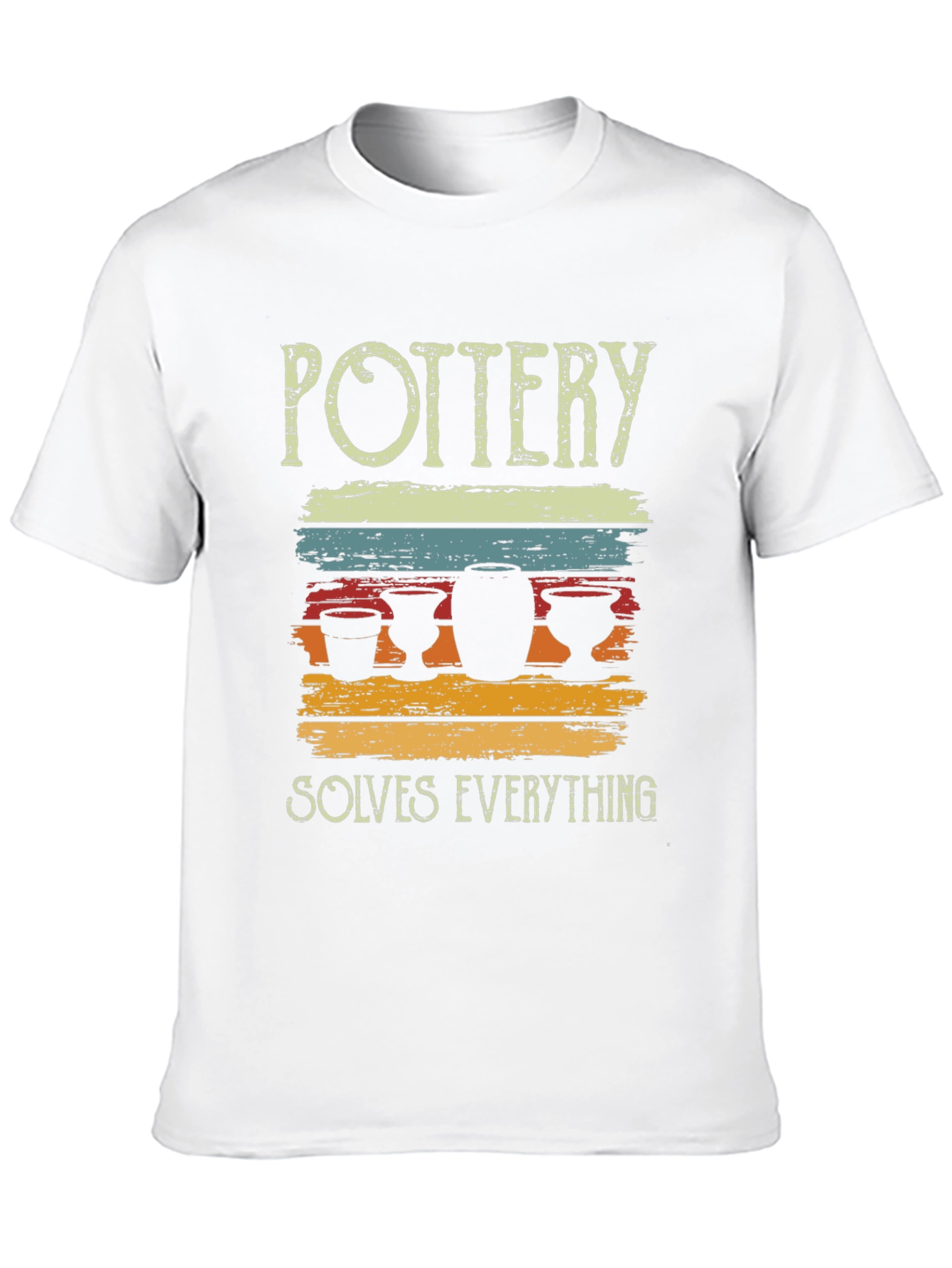 Pottery Solves Everything Graphic T-Shirt