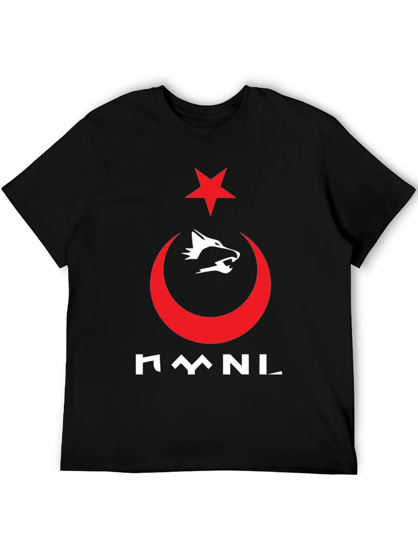 Turkish Pride T-Shirt - Wolf & Crescent Star Design