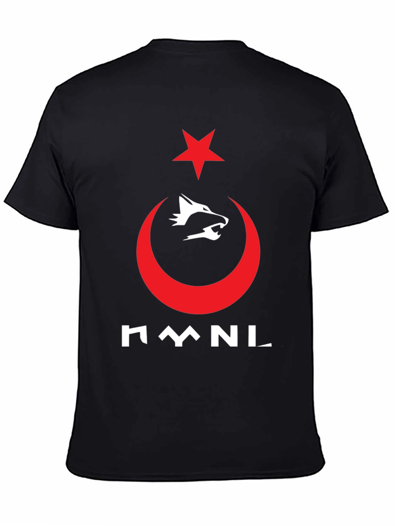 Turkish Pride T-Shirt - Wolf & Crescent Star Design