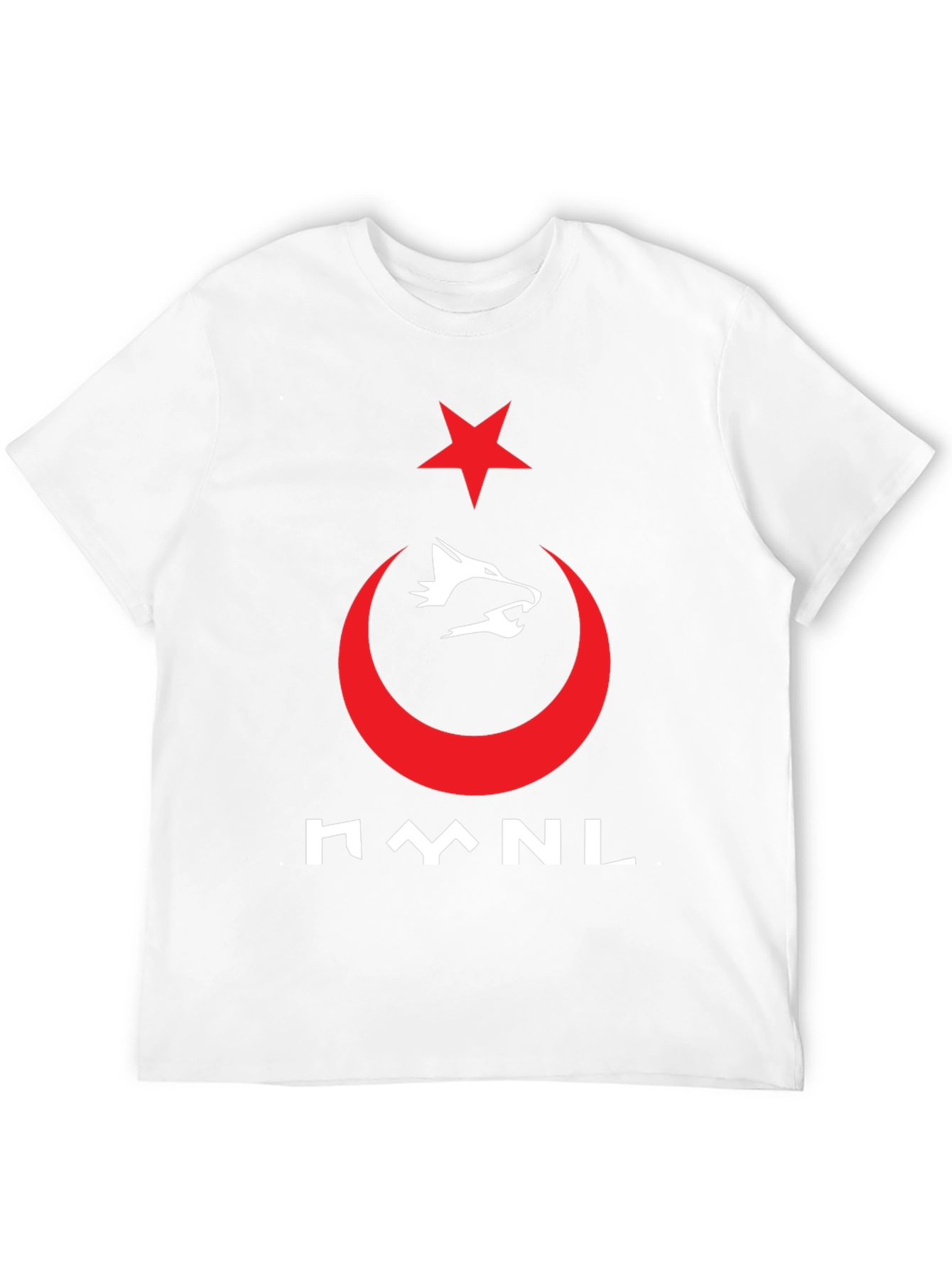 Turkish Pride T-Shirt - Wolf & Crescent Star Design