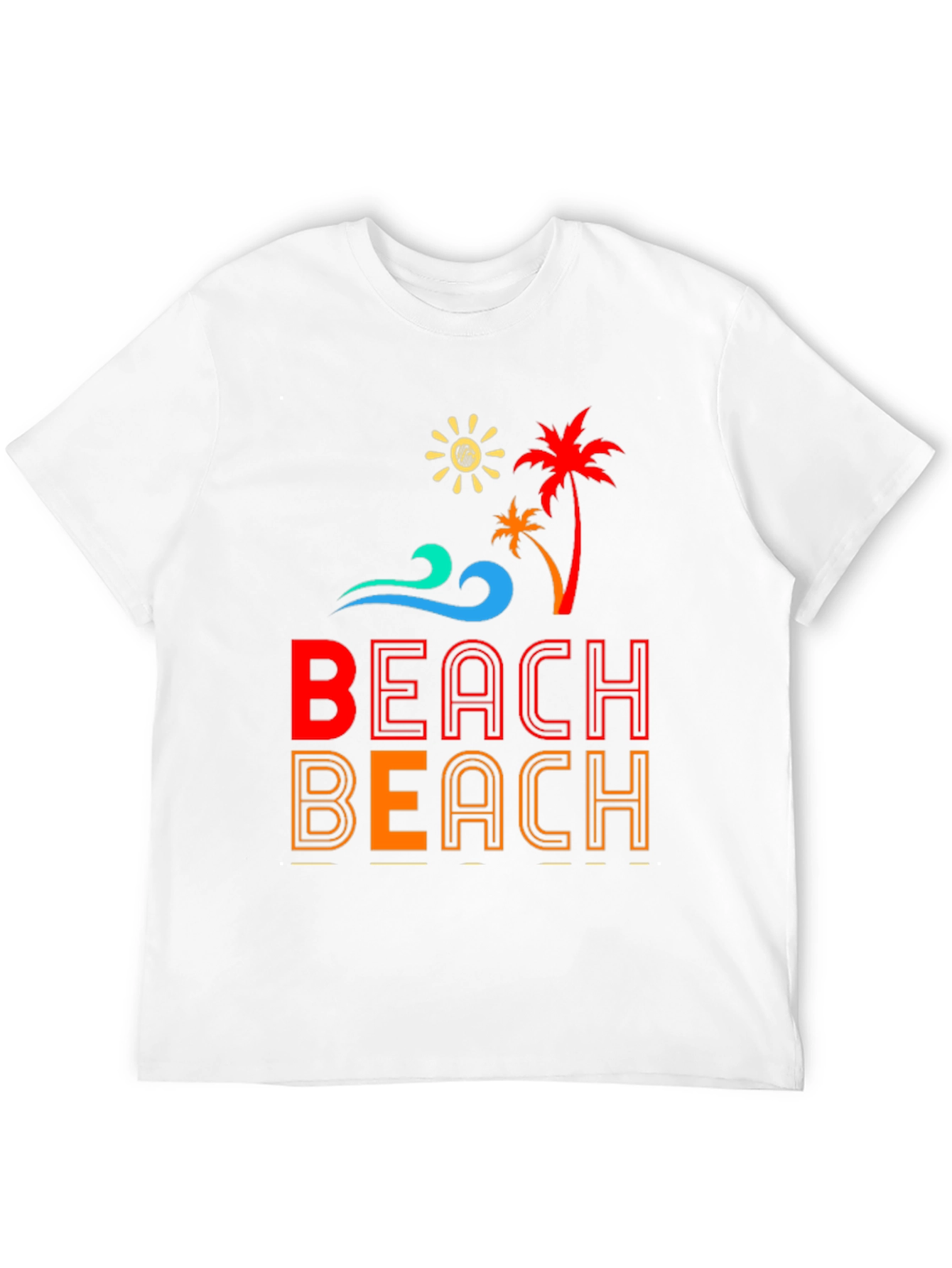 Retro Beach T-Shirt | Tropical Summer Vibes