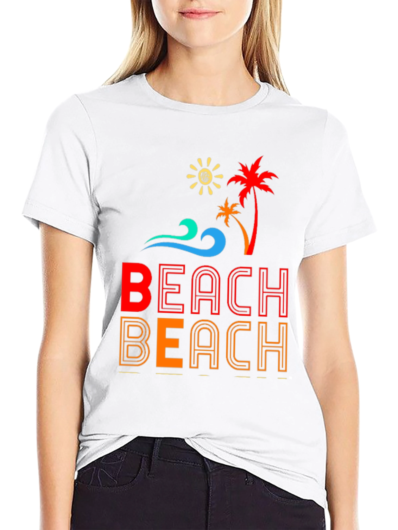 Retro Beach T-Shirt | Tropical Summer Vibes