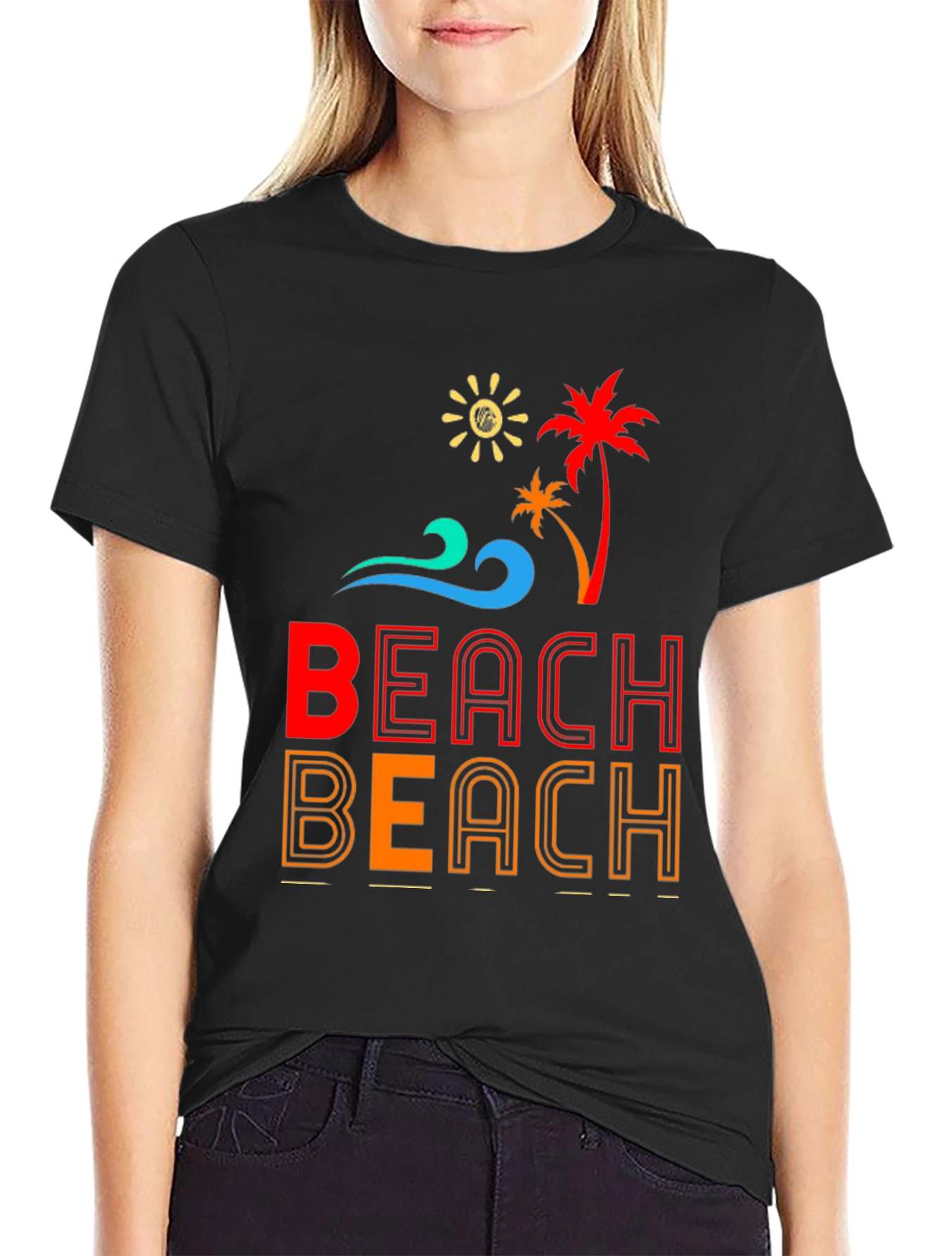 Retro Beach T-Shirt | Tropical Summer Vibes