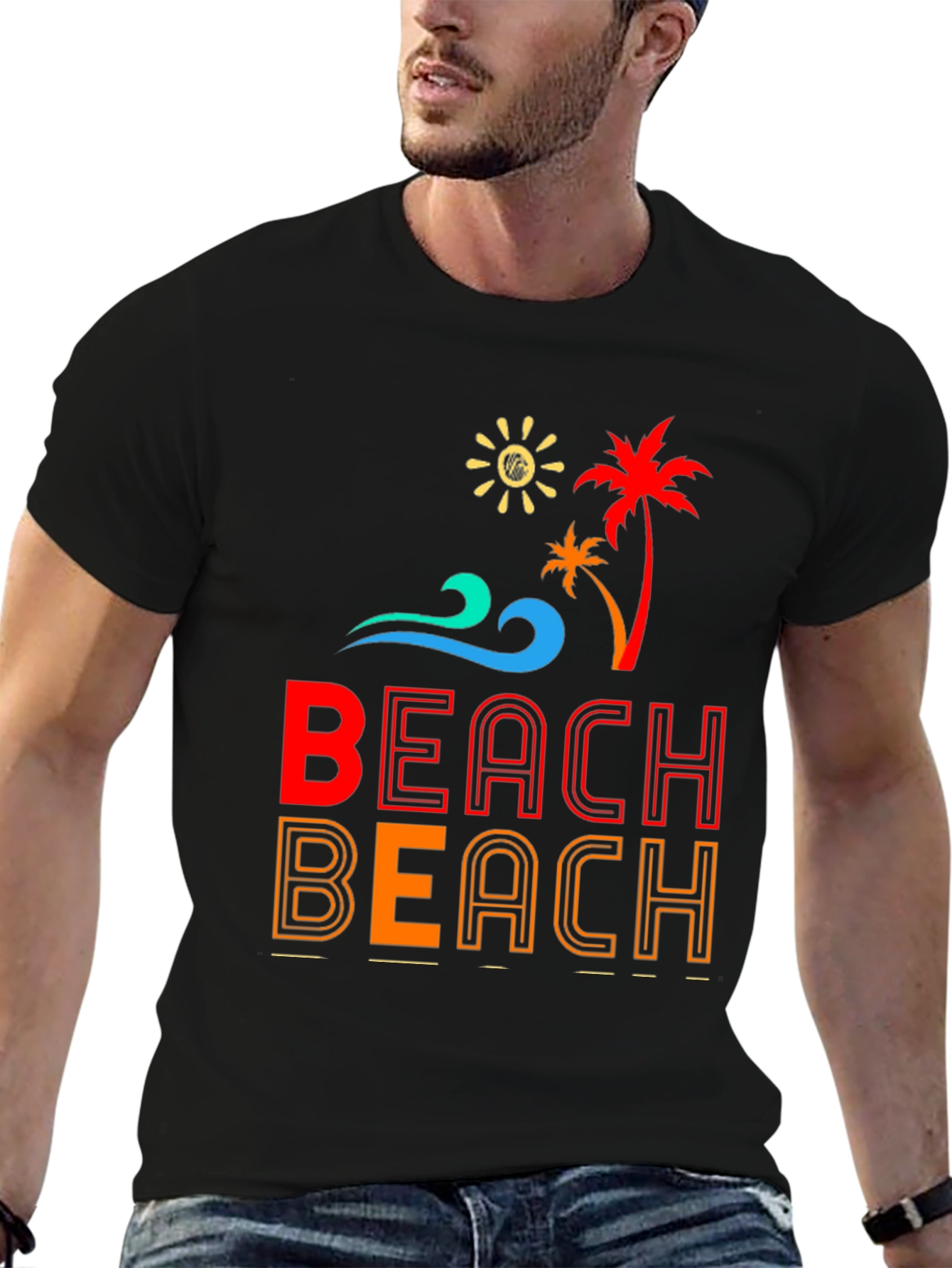 Retro Beach T-Shirt | Tropical Summer Vibes