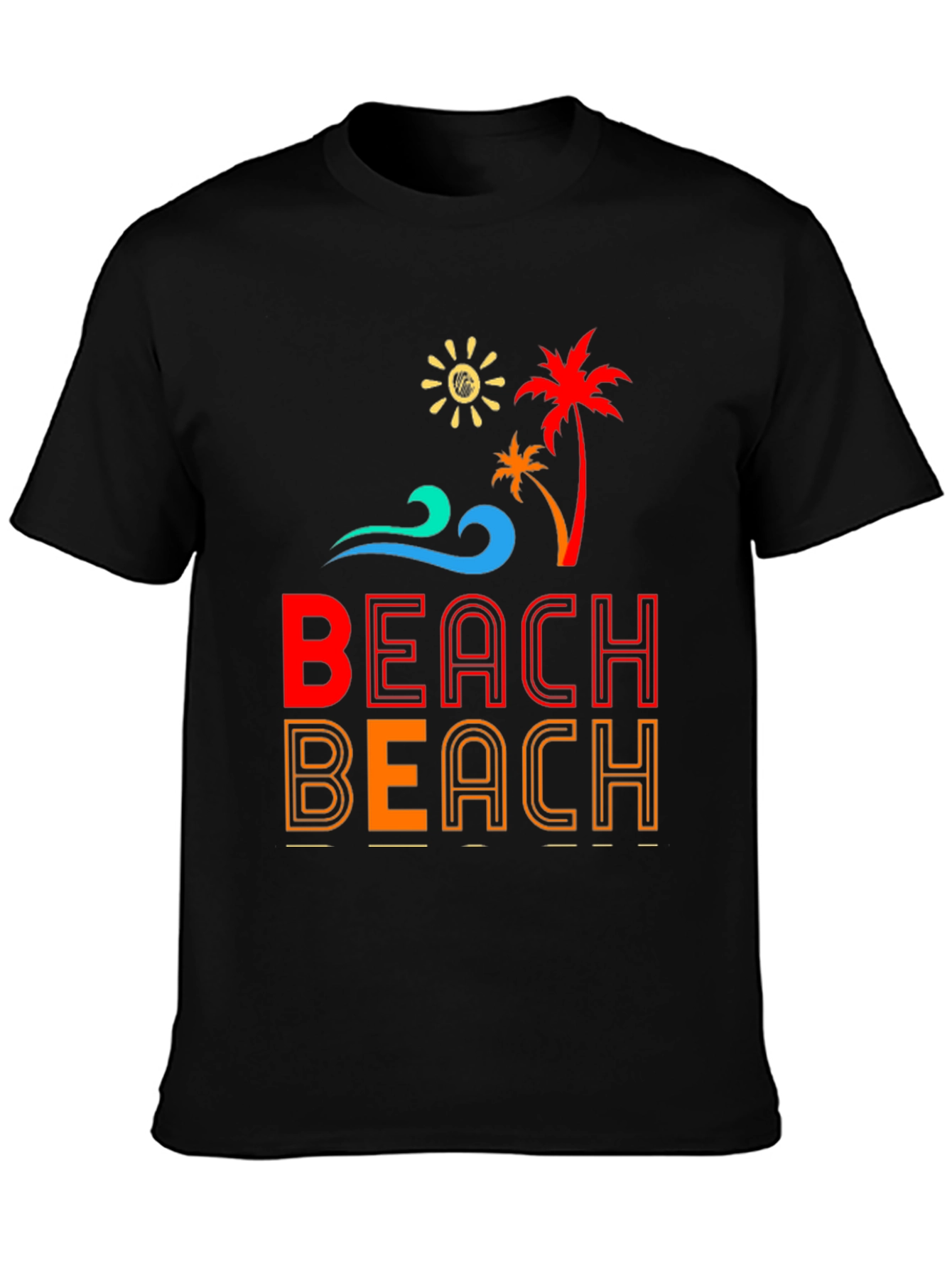 Retro Beach T-Shirt | Tropical Summer Vibes