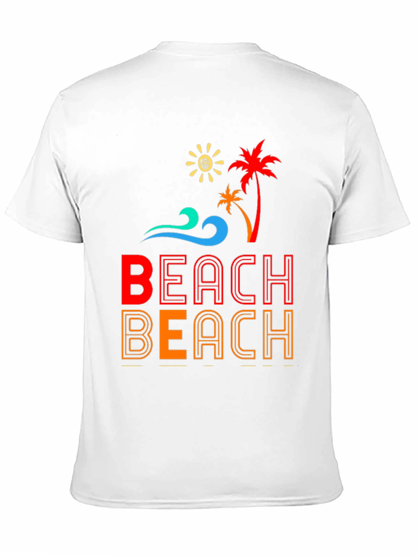 Retro Beach T-Shirt | Tropical Summer Vibes