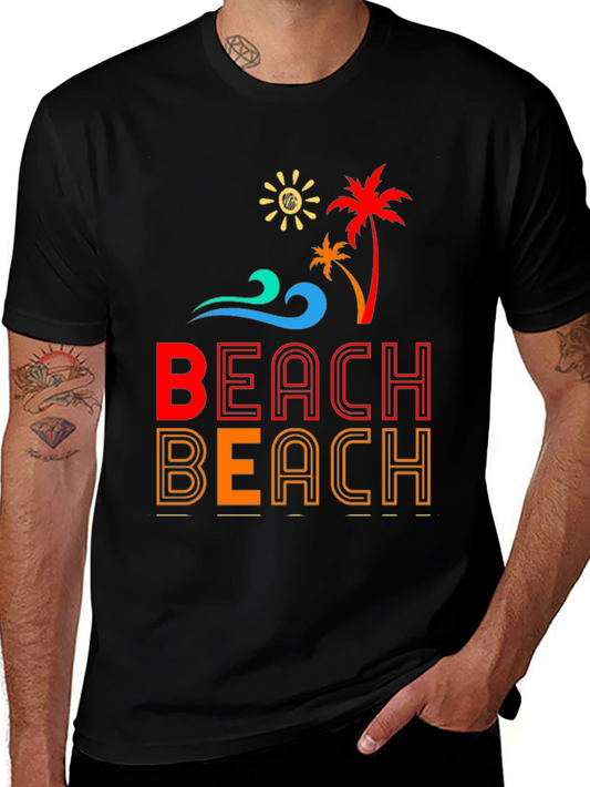 Retro Beach T-Shirt | Tropical Summer Vibes