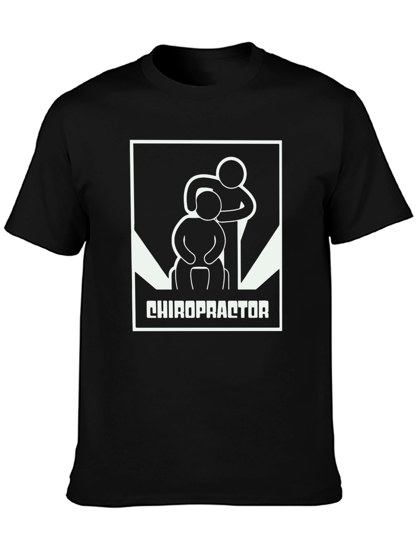 Chiropractor Graphic T-Shirt - Black