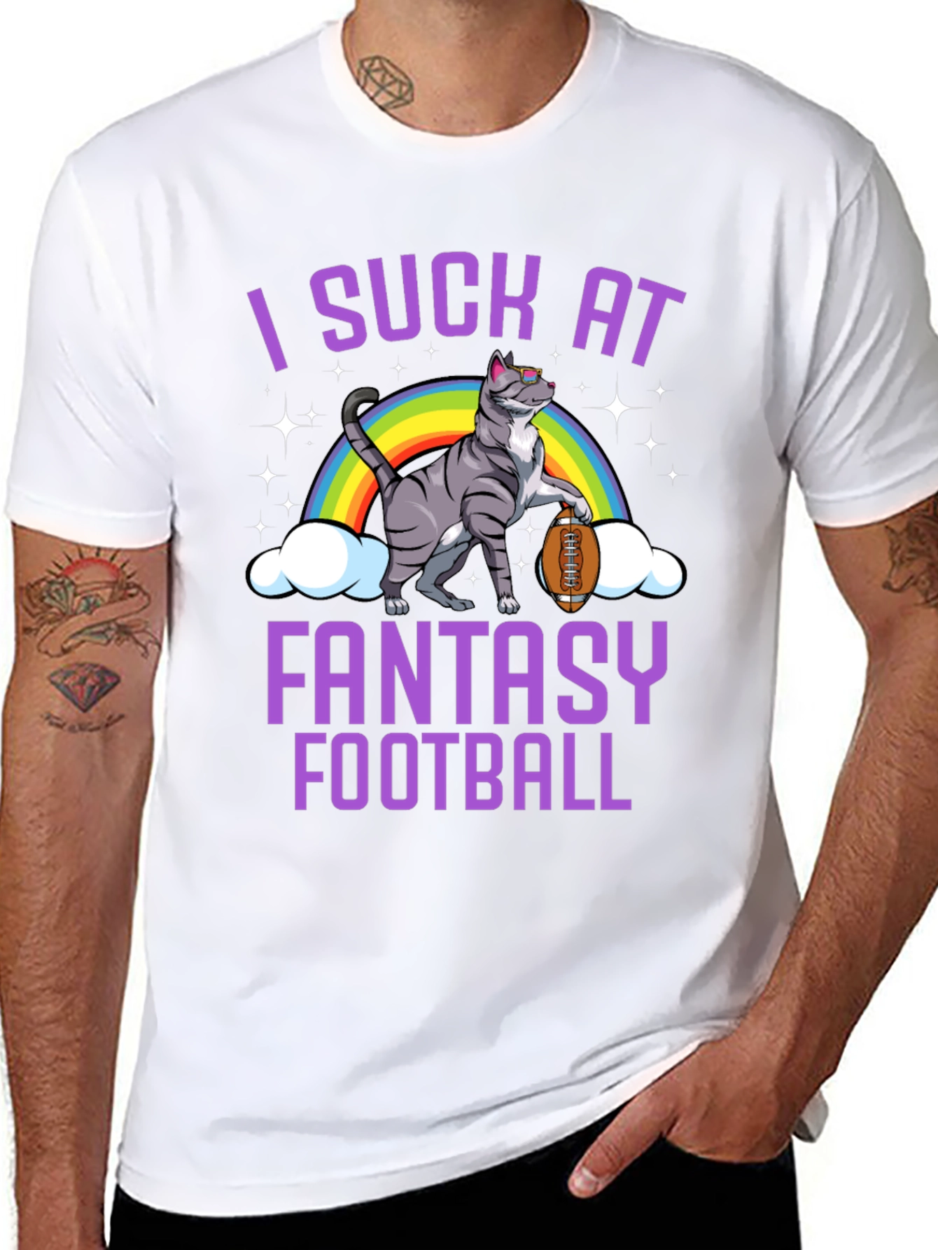 I Suck at Fantasy Football T-Shirt