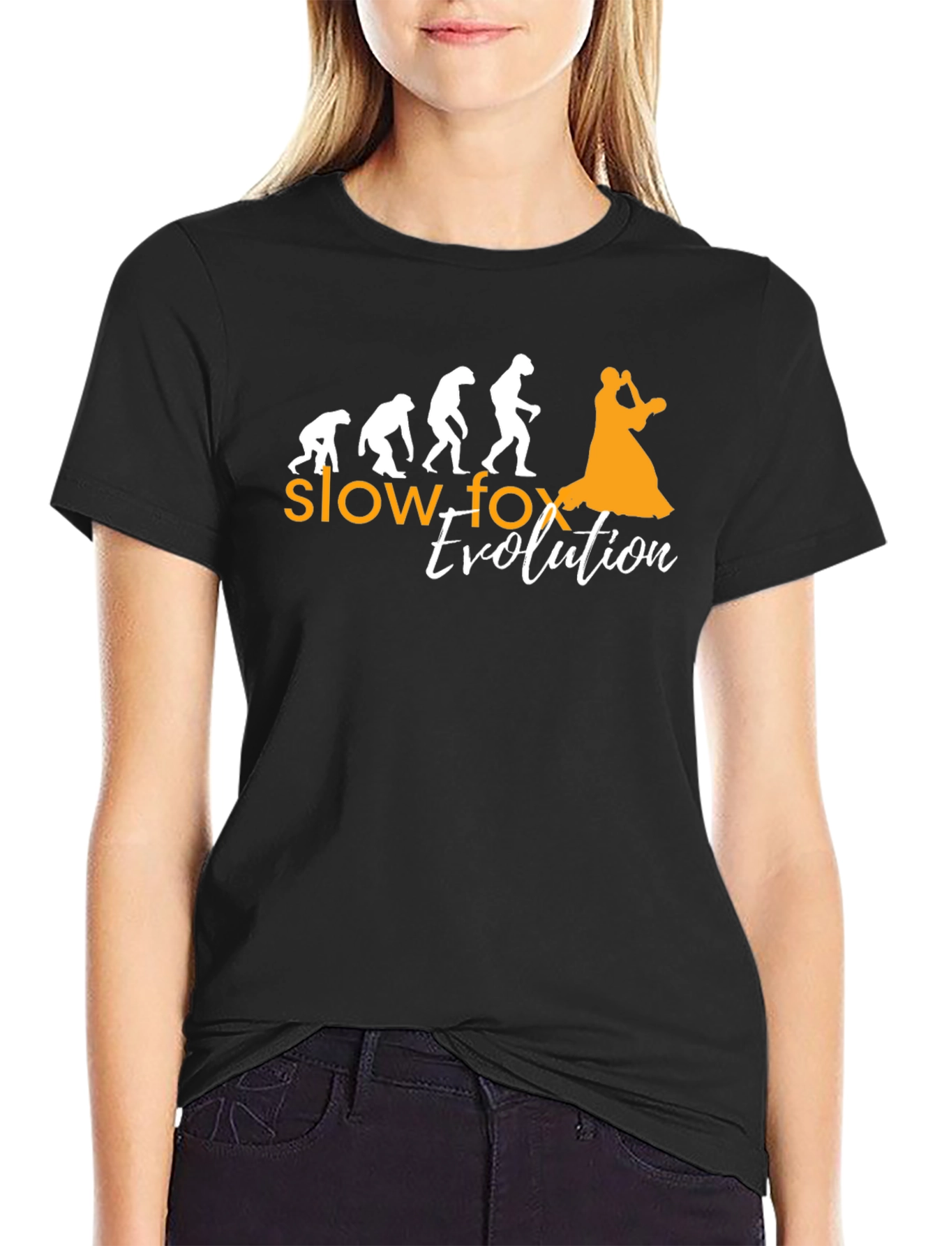 Slow Fox Evolution Dance T-Shirt - Funny Ballroom Tee