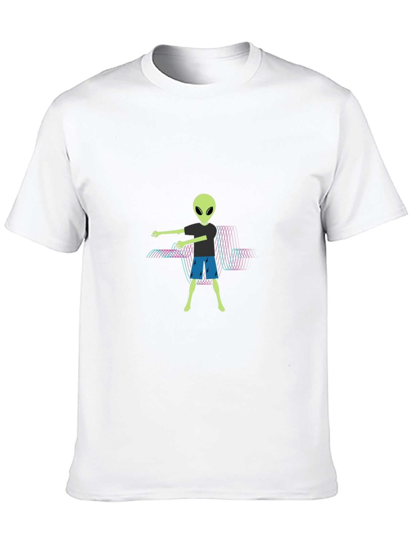 Alien Graphic Tee - Mens Black T-Shirt