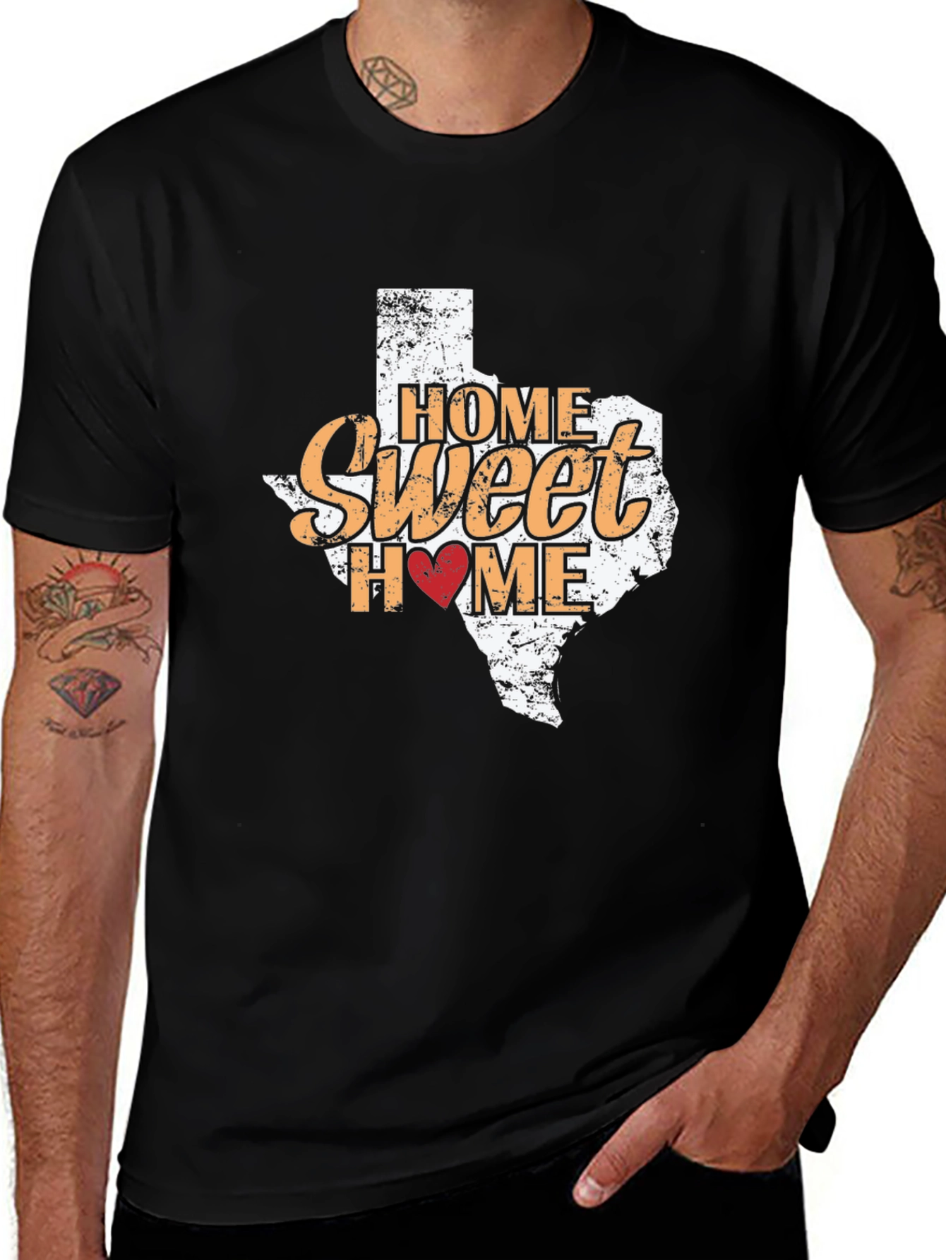 Home Sweet Home Texas State T-Shirt