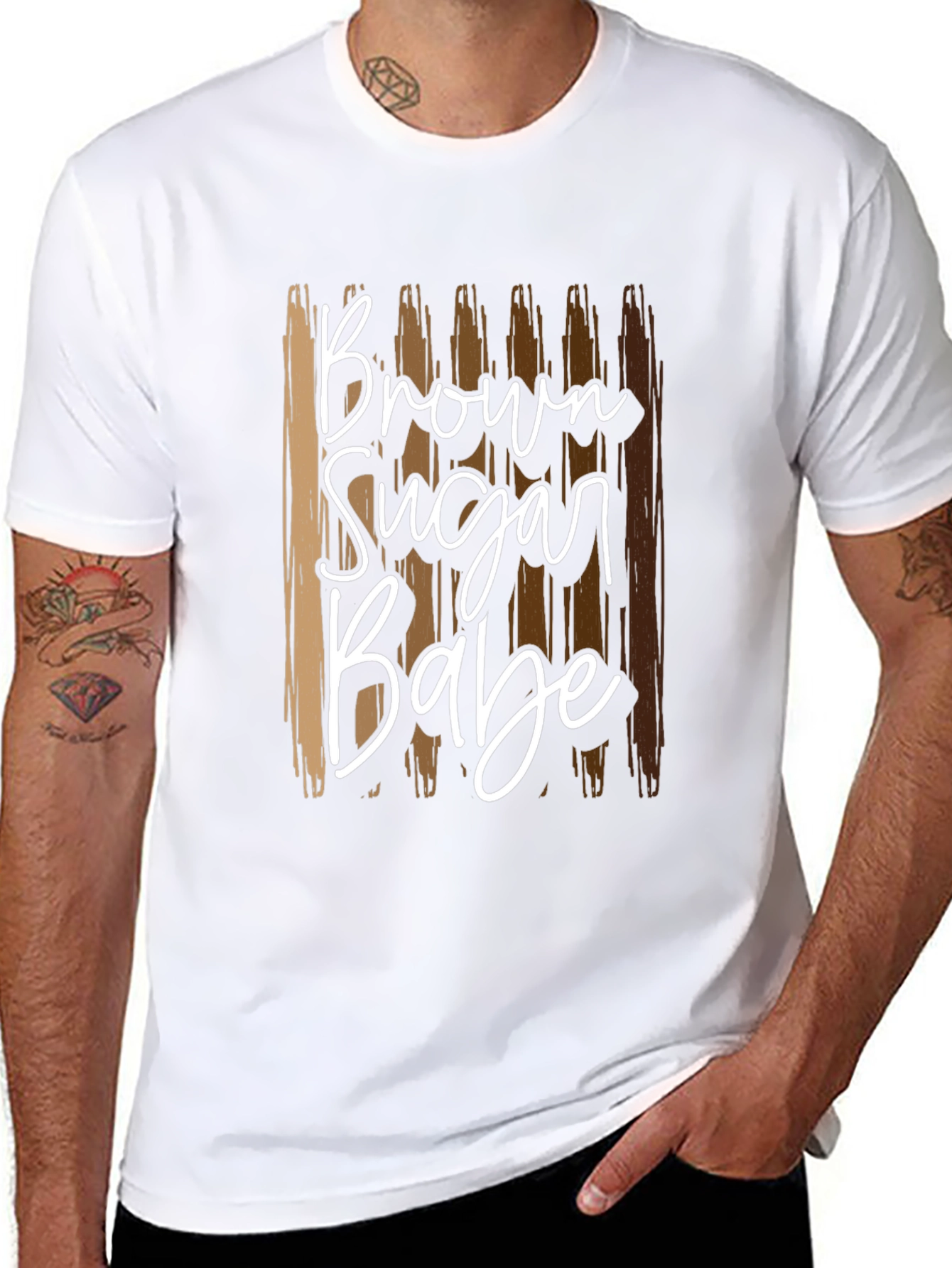 Brown Sugar Babe T-Shirt - Stylish Graphic Tee