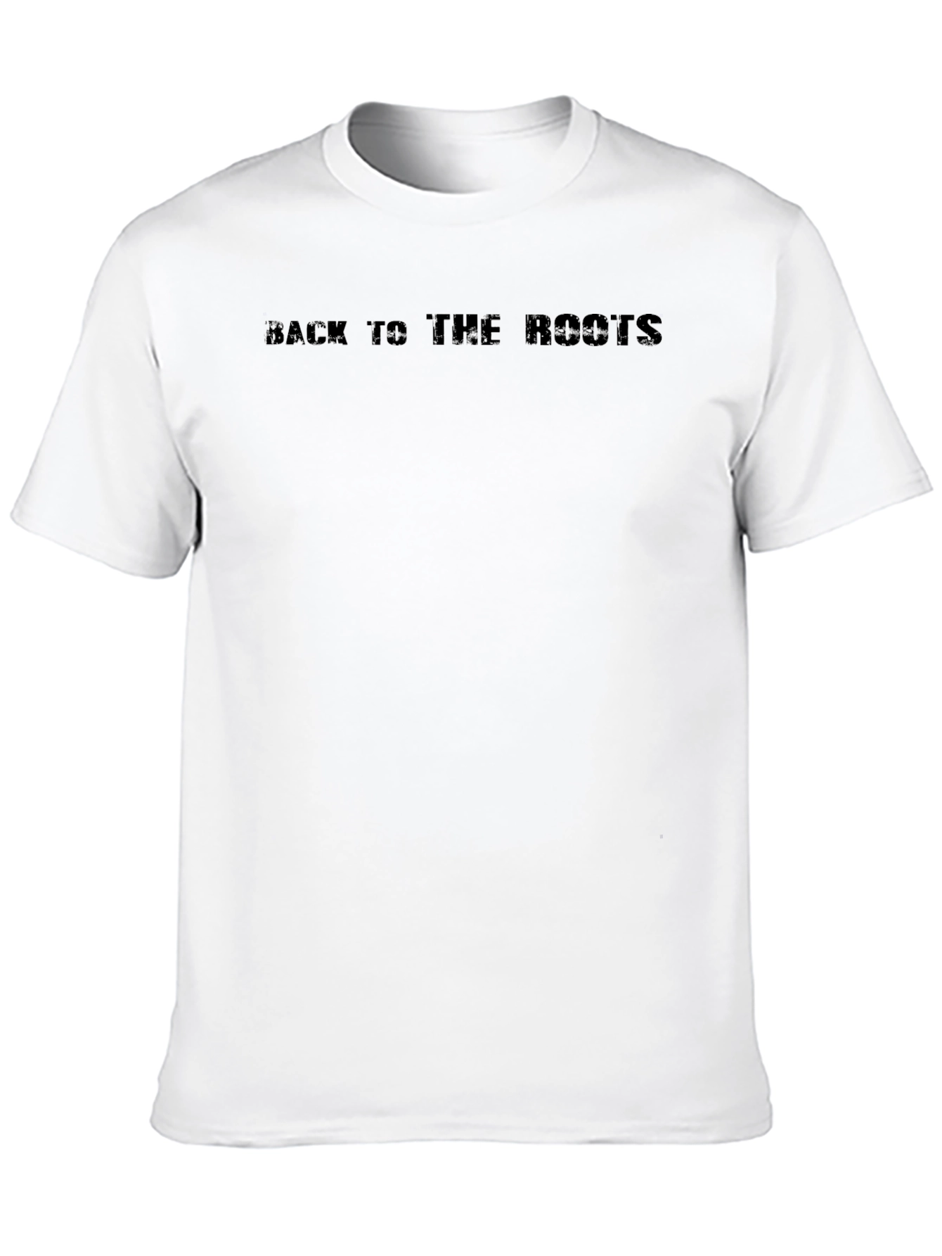 Back To The Roots Black Graphic Tee