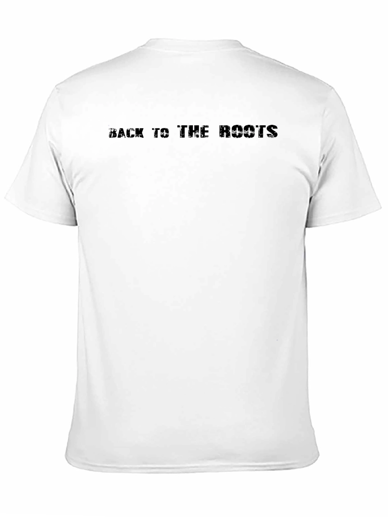 Back To The Roots Black Graphic Tee
