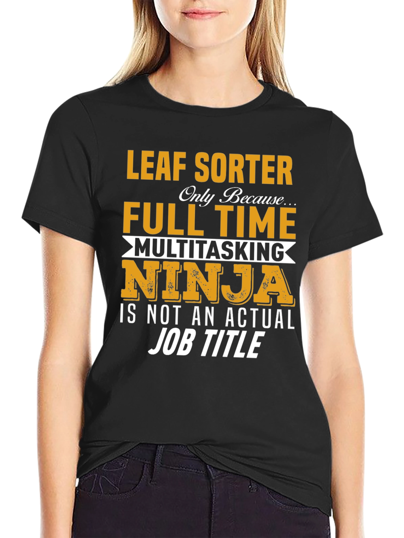 Leaf Sorter Full Time Ninja T-Shirt