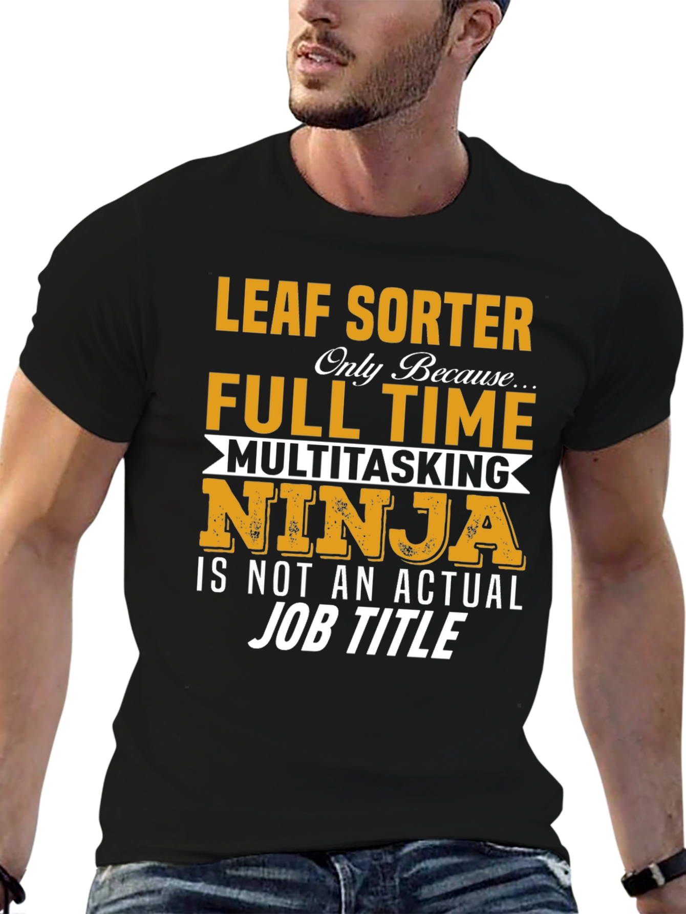 Leaf Sorter Full Time Ninja T-Shirt