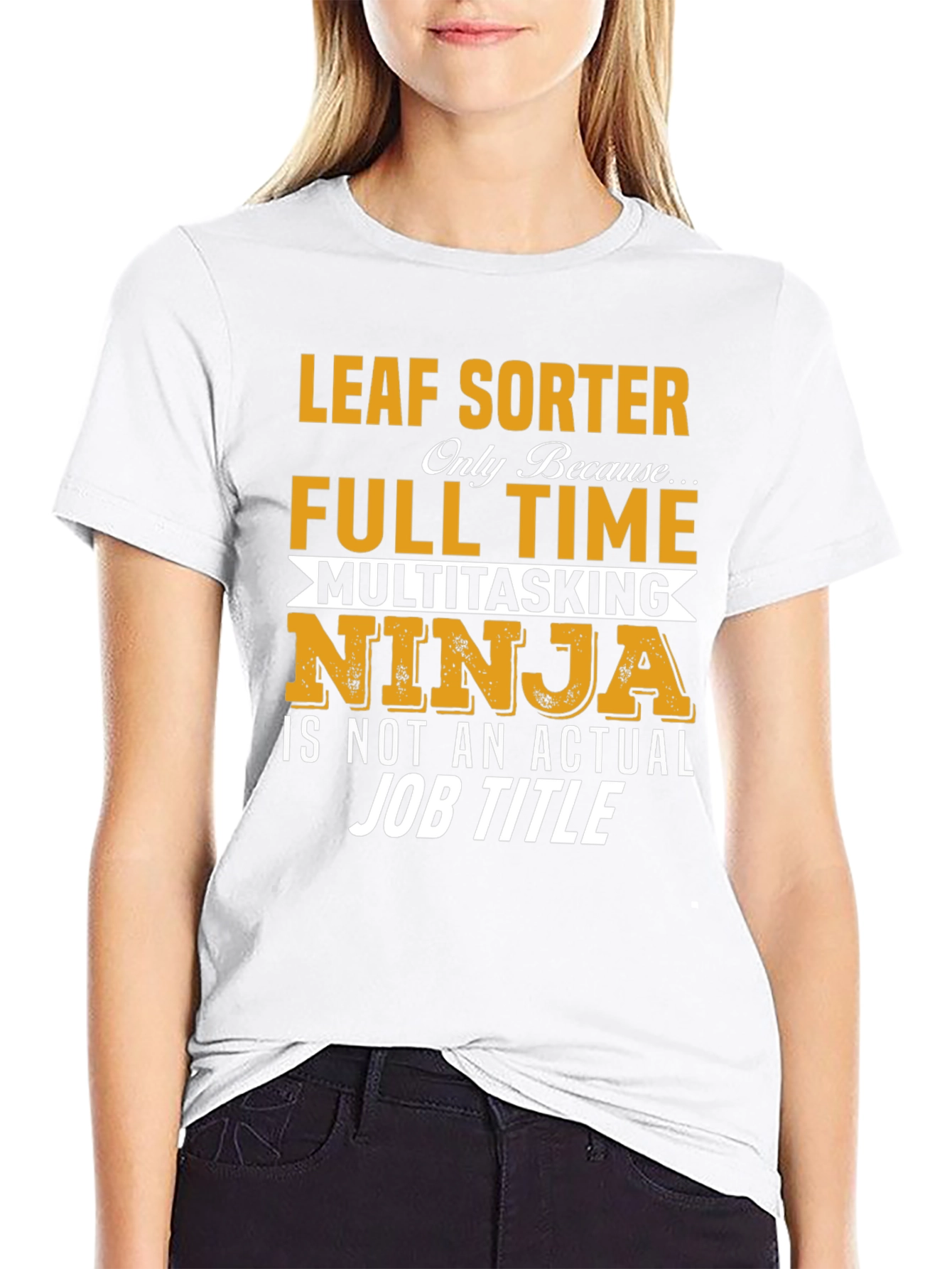 Leaf Sorter Full Time Ninja T-Shirt