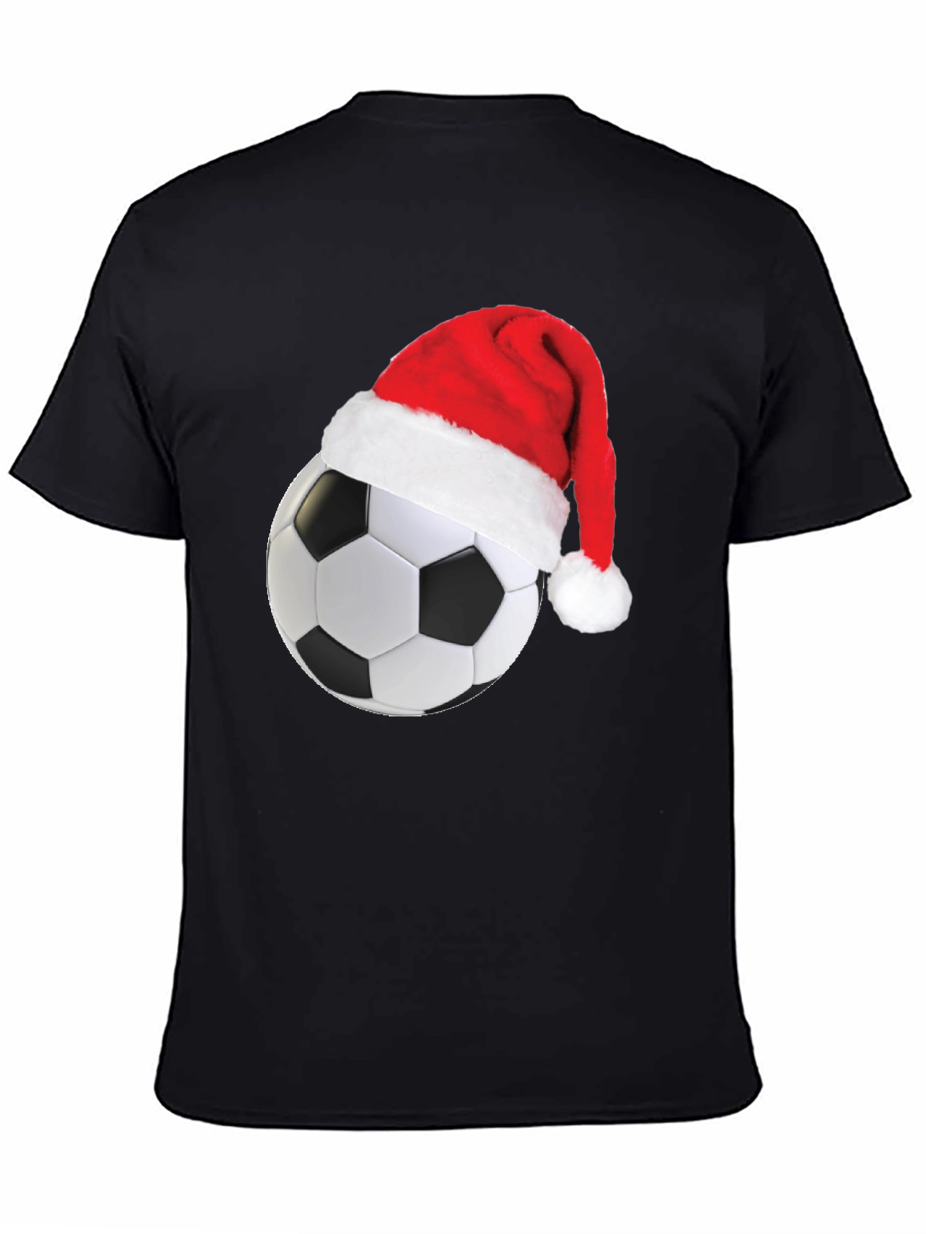 Festive Soccer Ball Christmas T-Shirt