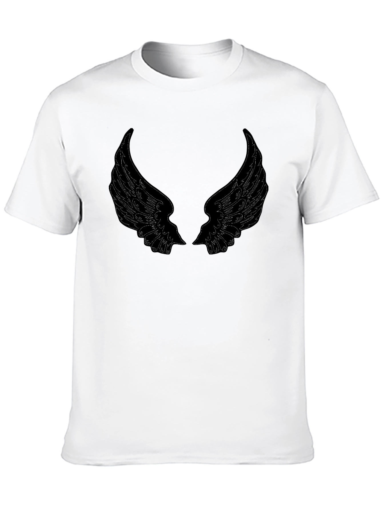 Black Angel Wings Graphic Tee