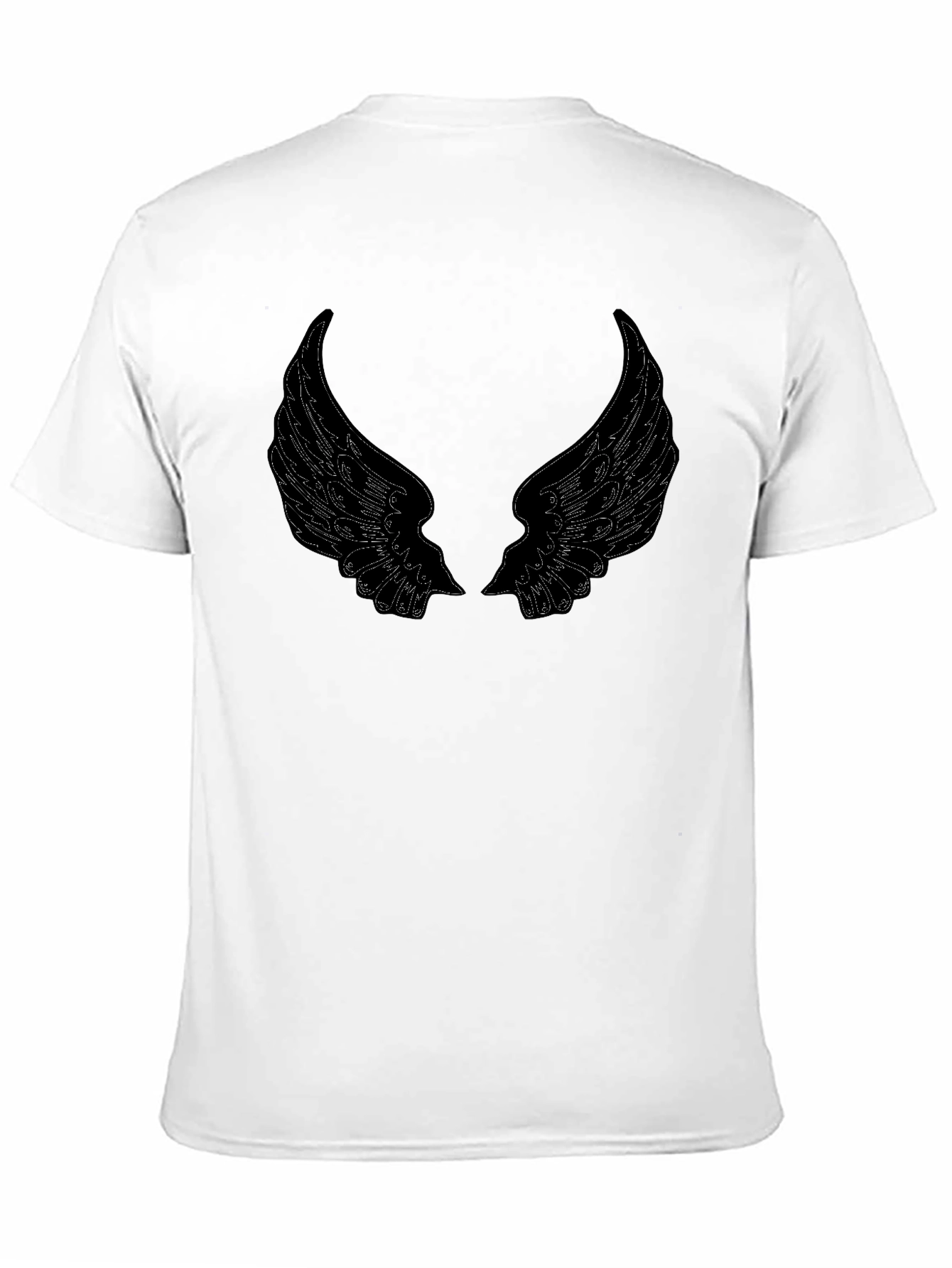 Black Angel Wings Graphic Tee