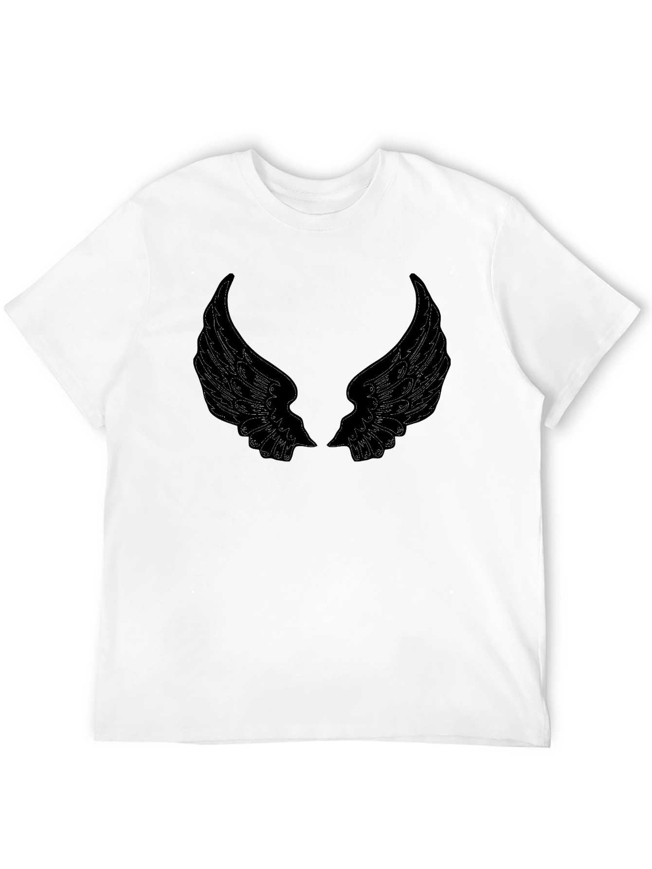 Black Angel Wings Graphic Tee