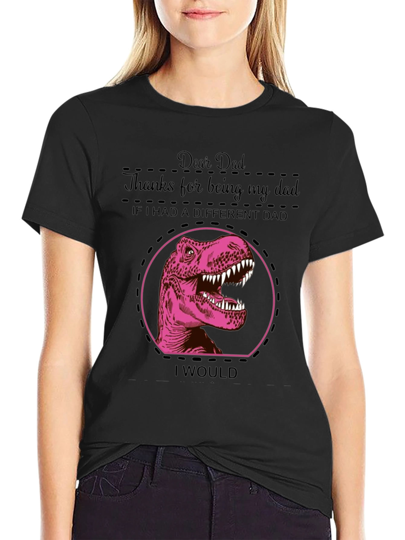 Dear Dad Dinosaur T-Shirt - Fathers Day Gift